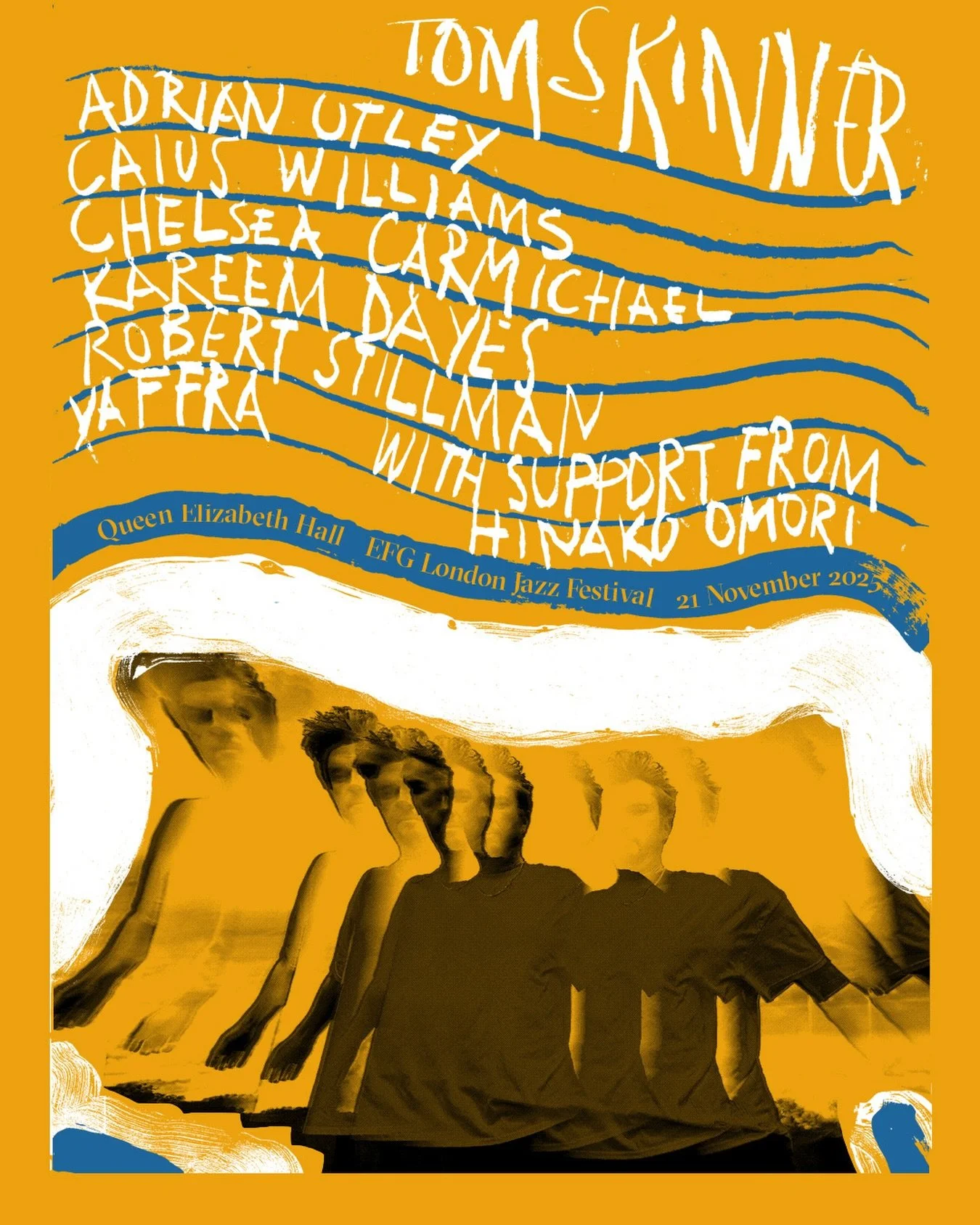 More London hangs TONIGHT!! This time we&rsquo;re checking out @tomskinnermusic at Queen Elizabeth Hall. Come and say hi to some Chicagoans &lt;3