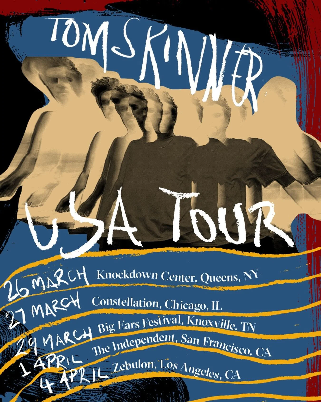 Off the back of his brilliant new album KALEIDOSCOPIC VISIONS drummer/ composer/ bandleader @TomSkinnerMusic returns to the US for another spurt of gigs with a special ensemble featuring Joshua Abrams (bass), Chelsea Carmichael (woodwinds), Mai Sugim