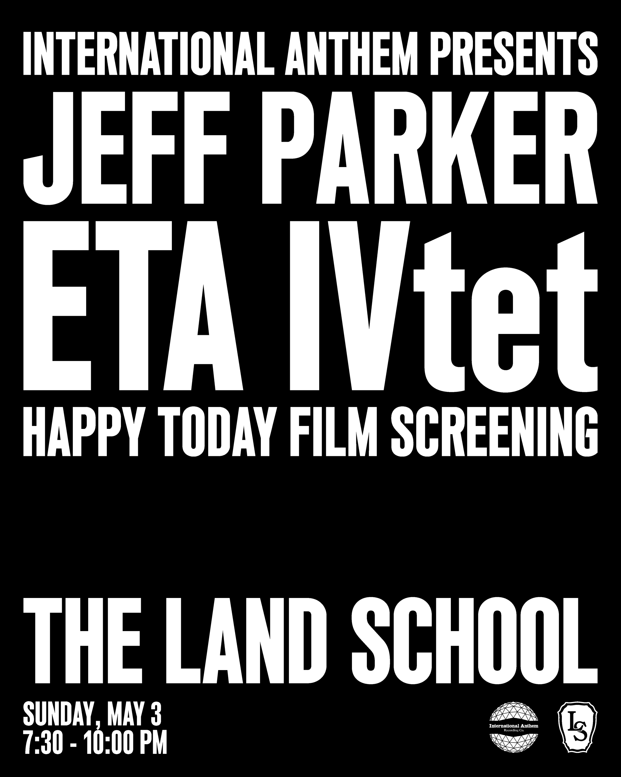 [CHICAGO] Jeff Parker ETA IVtet Happy Today Film Screening