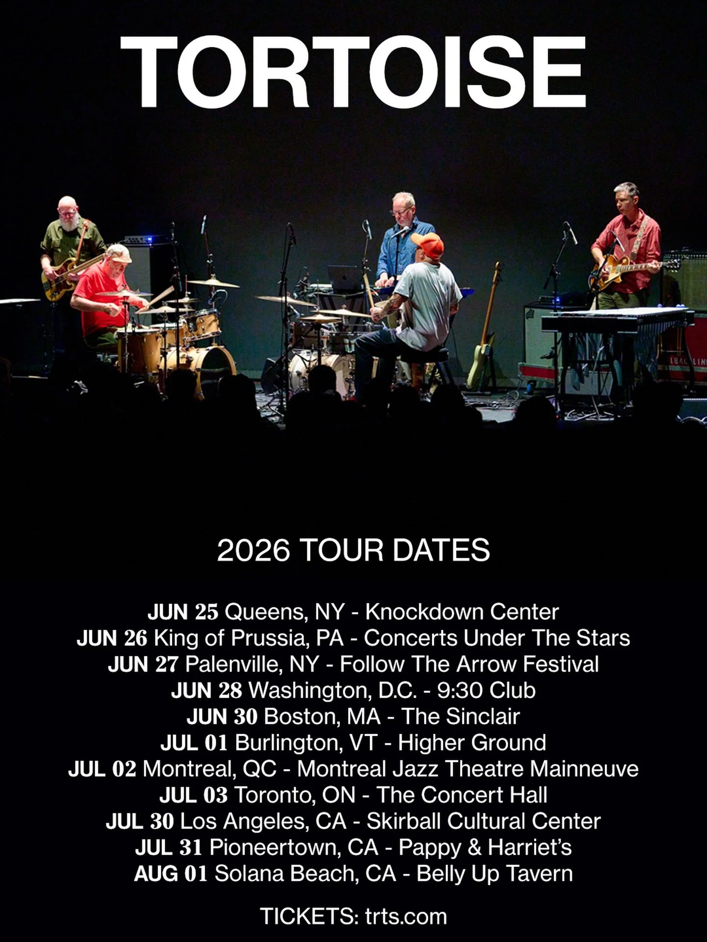 @trts return from global tour to do a run of dates across North America this summer, kicking off June 25 at @knockdowncenter in Queens NY (on a killer double bill with @turrelljames ). Full list of dates below, tickets available via trts.com !!!

Jun