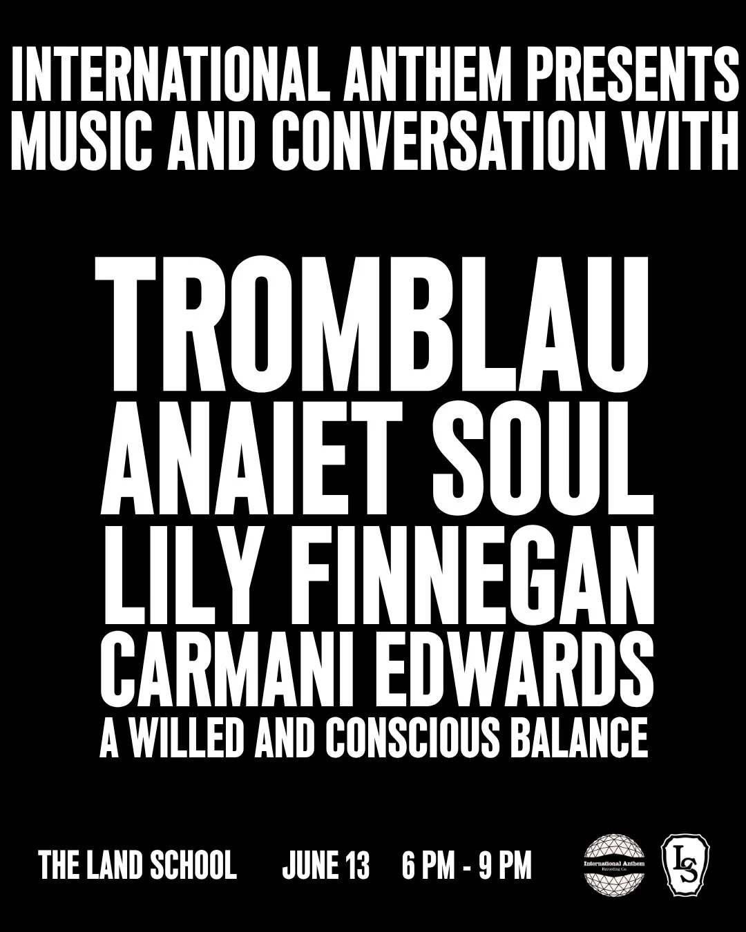 [CHICAGO] International Anthem Presents Music and Conversation
