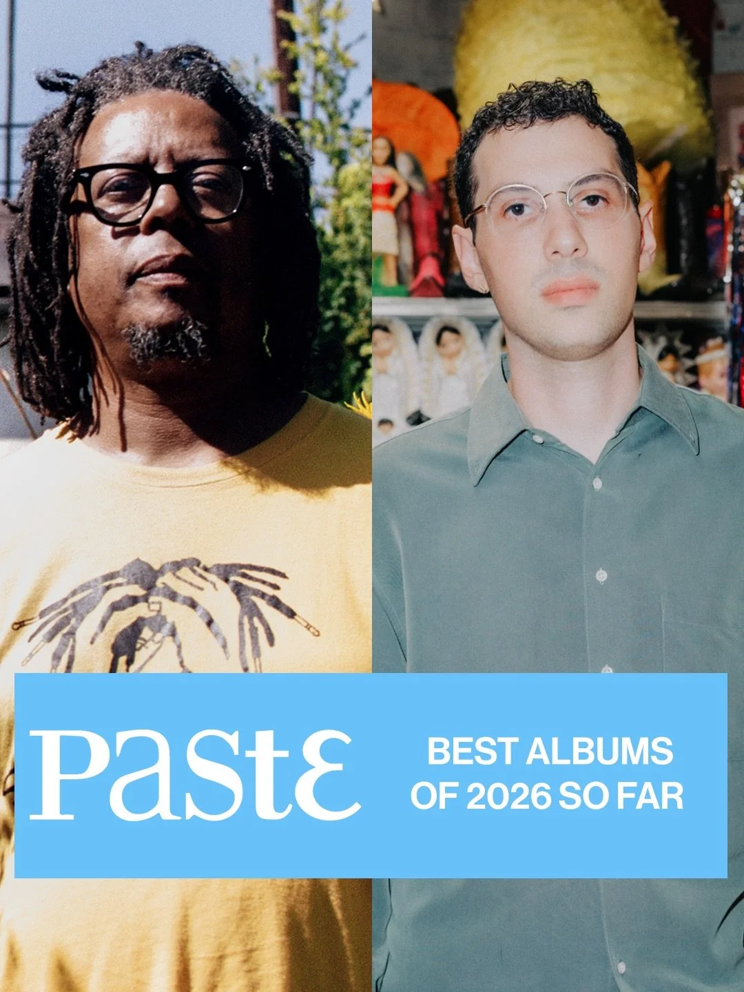 @pastemagazine has included @jeffparkersounds 𝗘𝗧𝗔 𝗜𝗩𝘁𝗲𝘁 𝐇𝐚𝐩𝐩𝐲 𝐓𝐨𝐝𝐚𝐲 + @gregoryuhlmann 𝐄𝐱𝐭𝐫𝐚 𝐒𝐭𝐚𝐫𝐬 on their &ldquo;𝗧𝗵𝗲 𝟱𝟬 𝗯𝗲𝘀𝘁 𝗮𝗹𝗯𝘂𝗺𝘀 𝗼𝗳 𝟮𝟬𝟮𝟲 𝘀𝗼 𝗳𝗮𝗿&rdquo; list. Read the full thing at the link in 