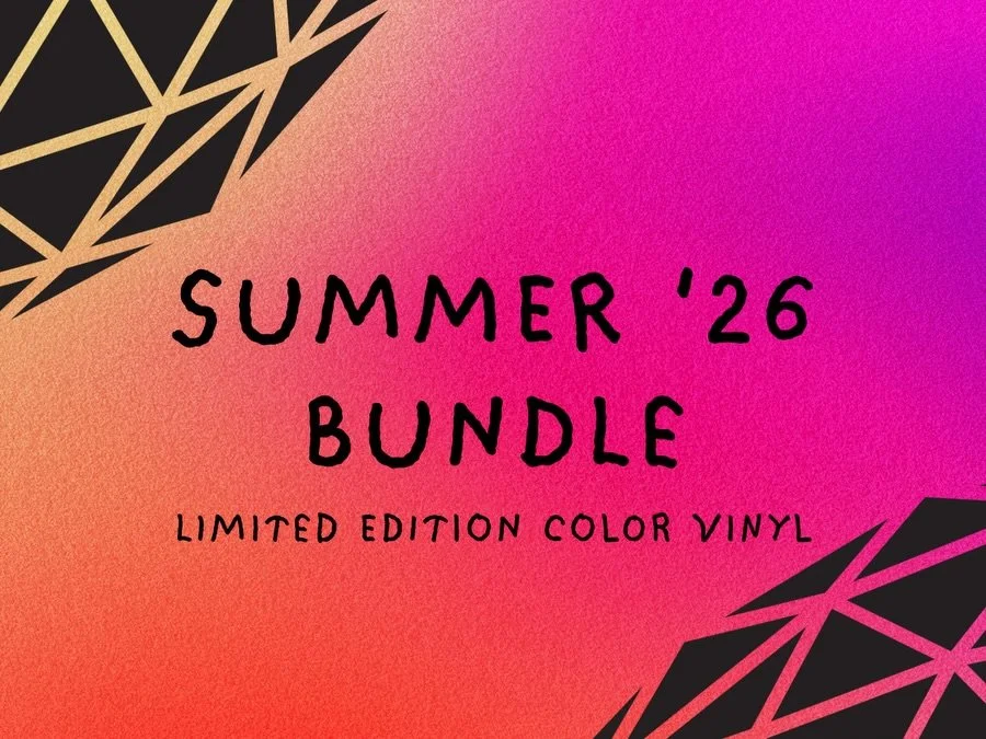 Dearest friends and family,
Tomorrow we&rsquo;ll be announcing the first of our three releases for the Summer and Early Fall. We want to offer you &mdash; the fervent, faithful collector of our output &mdash; the chance to get all three titles in one