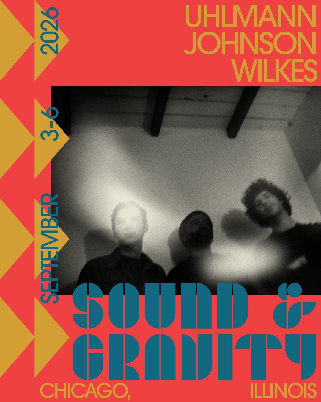 CHICAGO this weekend, epic lineup for the second annual 𝗦𝗢𝗨𝗡𝗗 &amp; 𝗚𝗥𝗔𝗩𝗜𝗧𝗬 festival, including a whole load of IARC family.

Thursday:
Uhlmann Johnson Wilkes &mdash; 9pm @ Rockwell Main Event

@alabaster_deplume &mdash; 1030pm @ Rockwell