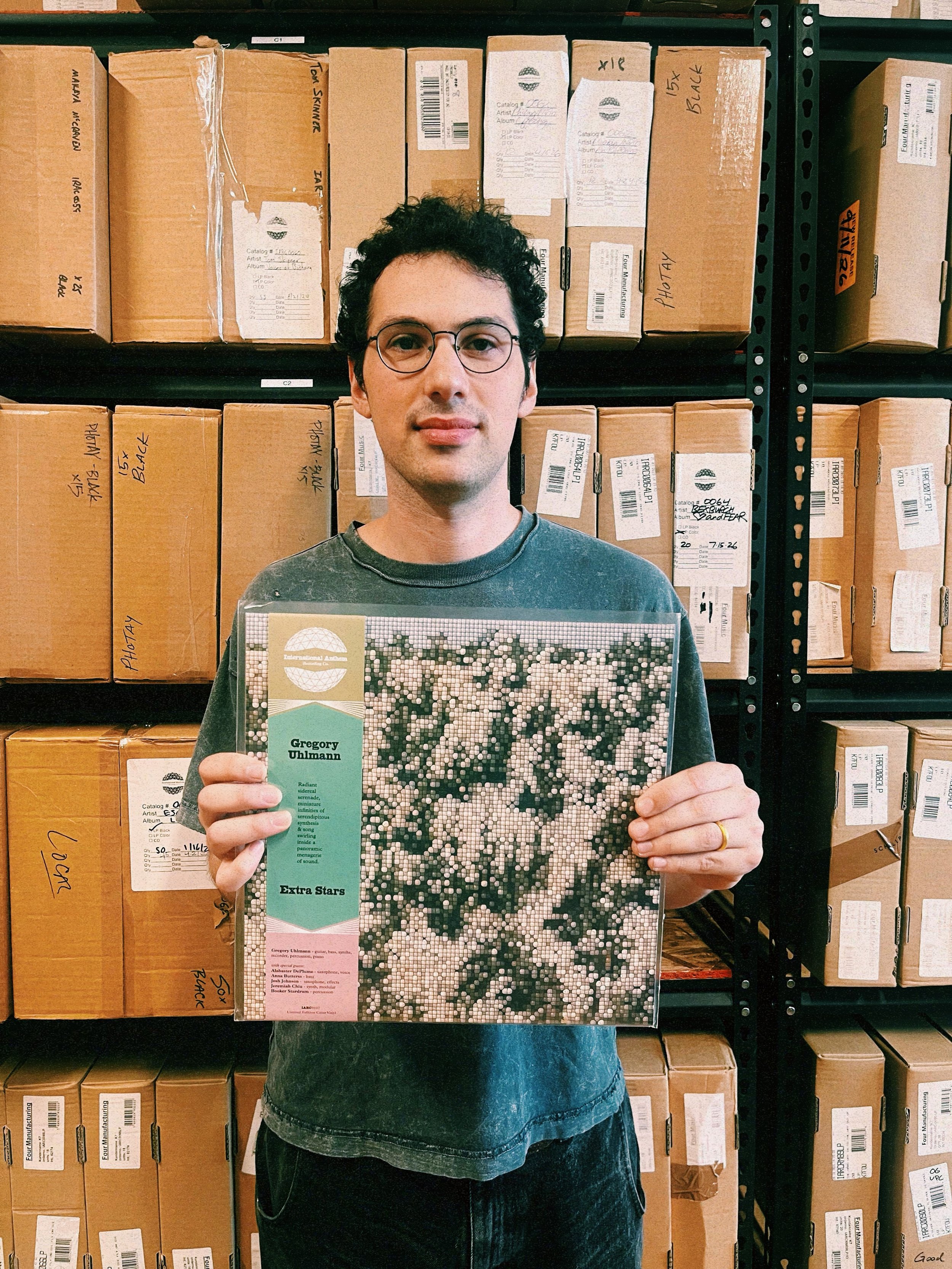 The second pressing of @gregoryuhlmann &rsquo;s 𝐄𝐱𝐭𝐫𝐚 𝐒𝐭𝐚𝐫𝐬 is now at IARC HQ and is one of The Big Back-In-Stock-Drop titles you can select from on this fine Bandcamp Friday. Hit the link in our bio to order yours TODAY <3

📸: @publich