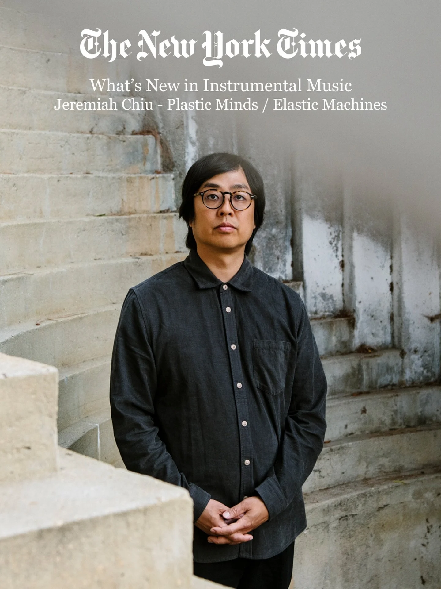 @nytimes featured @jeremiahchiu &lsquo;s &ldquo;Plastic Mind / Elastic Machines&rdquo; in their latest &ldquo;Songs We&rsquo;re Talking About&rdquo; roundup! Words by Jon Pareles: &ldquo;Jeremiah Chiu plays synthesizers in the jazz-electronic-minimal
