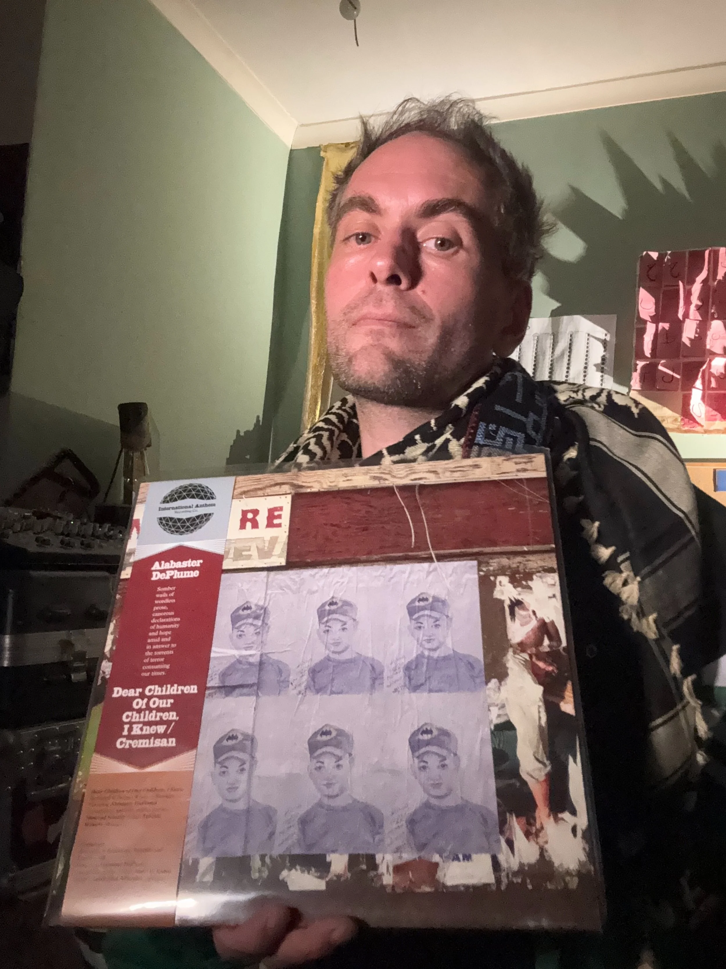 also available today &mdash; on bandcamp friday &mdash; IARC0110 @alabaster_deplume Dear Children of Our Children, I Knew: Epilogue / Cremisan previously only available on RSD now available on our Bandcamp page. Link at bio ..