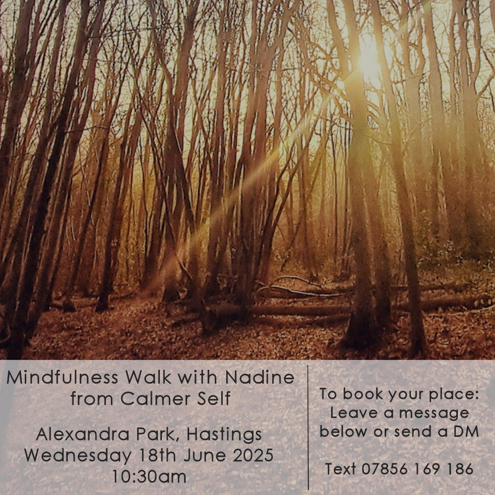 Delighted to be doing another free to attend Mindfulness Walk in the beautiful surroundings of Alexandra Park in Hastings.

This is a delightful introduction to Mindfulness and Meditation.
A demonstration of how you can snatch a moment of calm in our