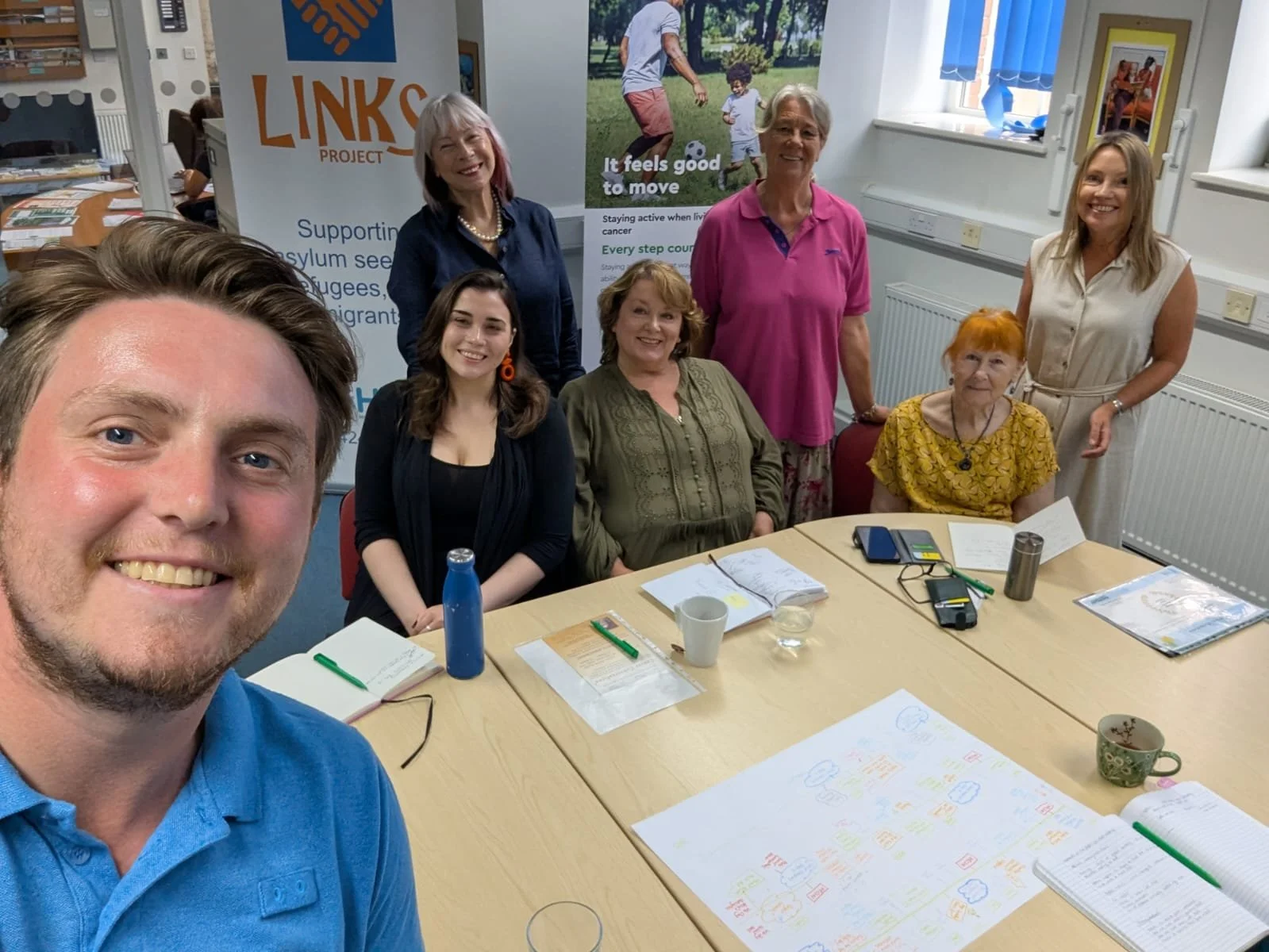 We met the brilliant Ben Croucher yesterday at our @hvam.acmillan 
HVA Macmillan Cancer Support Drop in session.

Ben works for @barclaysuk

He told us all about the wonderful range of resources from
https://digital.wings.uk.barclays/

Take a look an