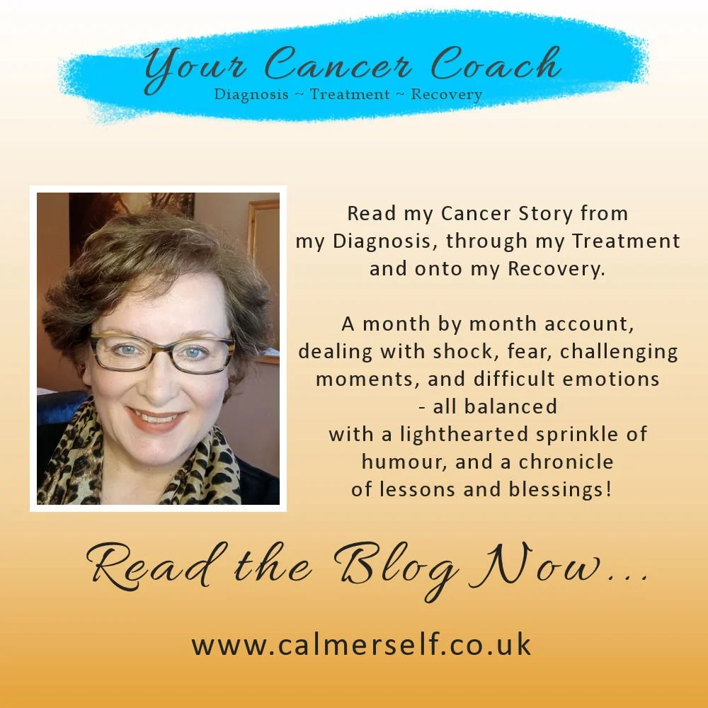 My memories from September 2023 as part of my cancer experience blog is on my website now 🧡
https://www.calmerself.co.uk/your-cancer-coach-blog

In this very busy month I tell you about all the worries that come with surgery and more tests.😱
I talk