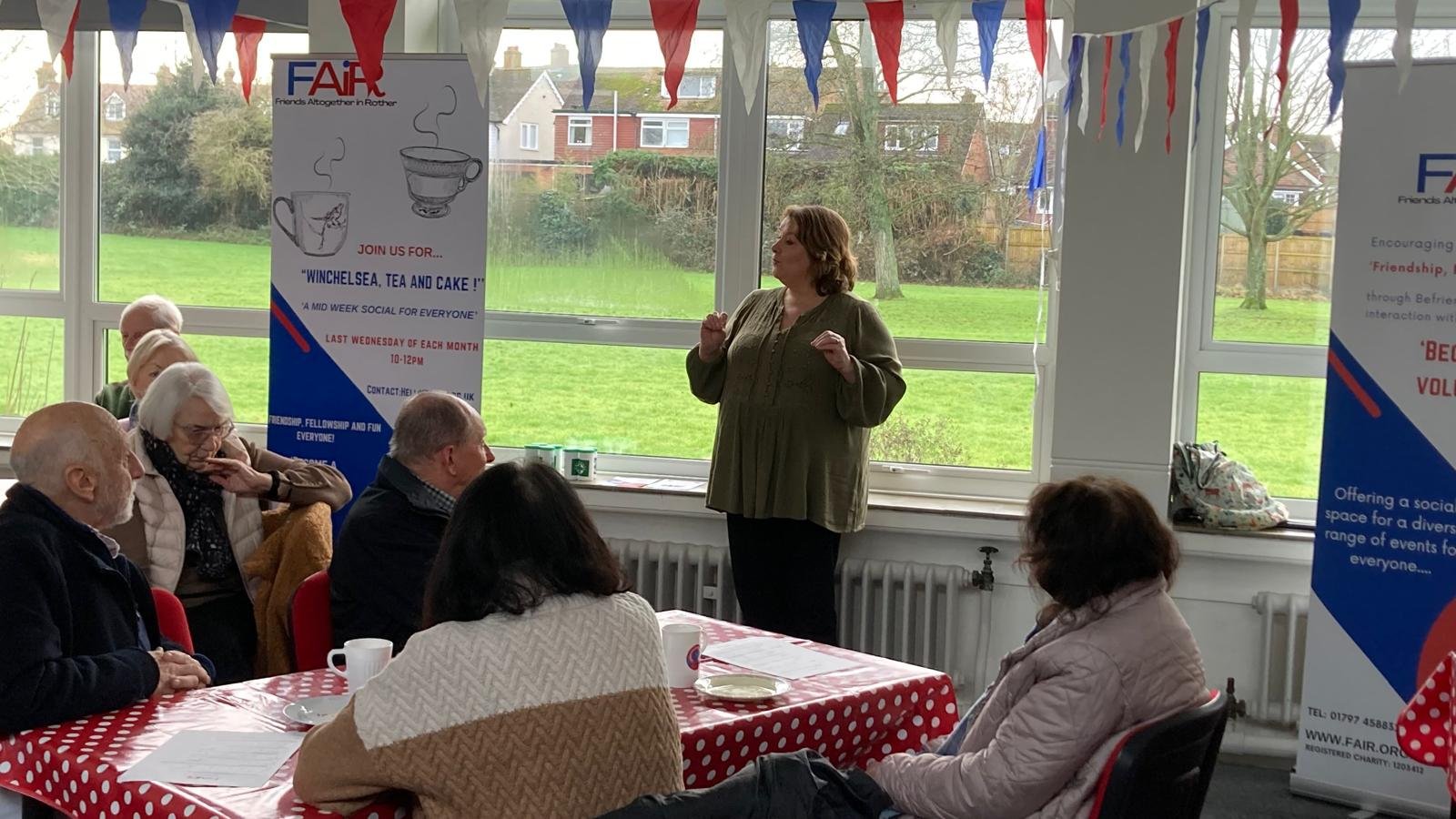 I was honoured to be asked to share some aspects of my trusted Calmer Self Method at this wonderful meet up. 'Tilling Tea and Cake'

Thank you Chris Pollard. 
I can highly recommend you attend one of Chris's meet ups. He runs them monthly in Rye and 