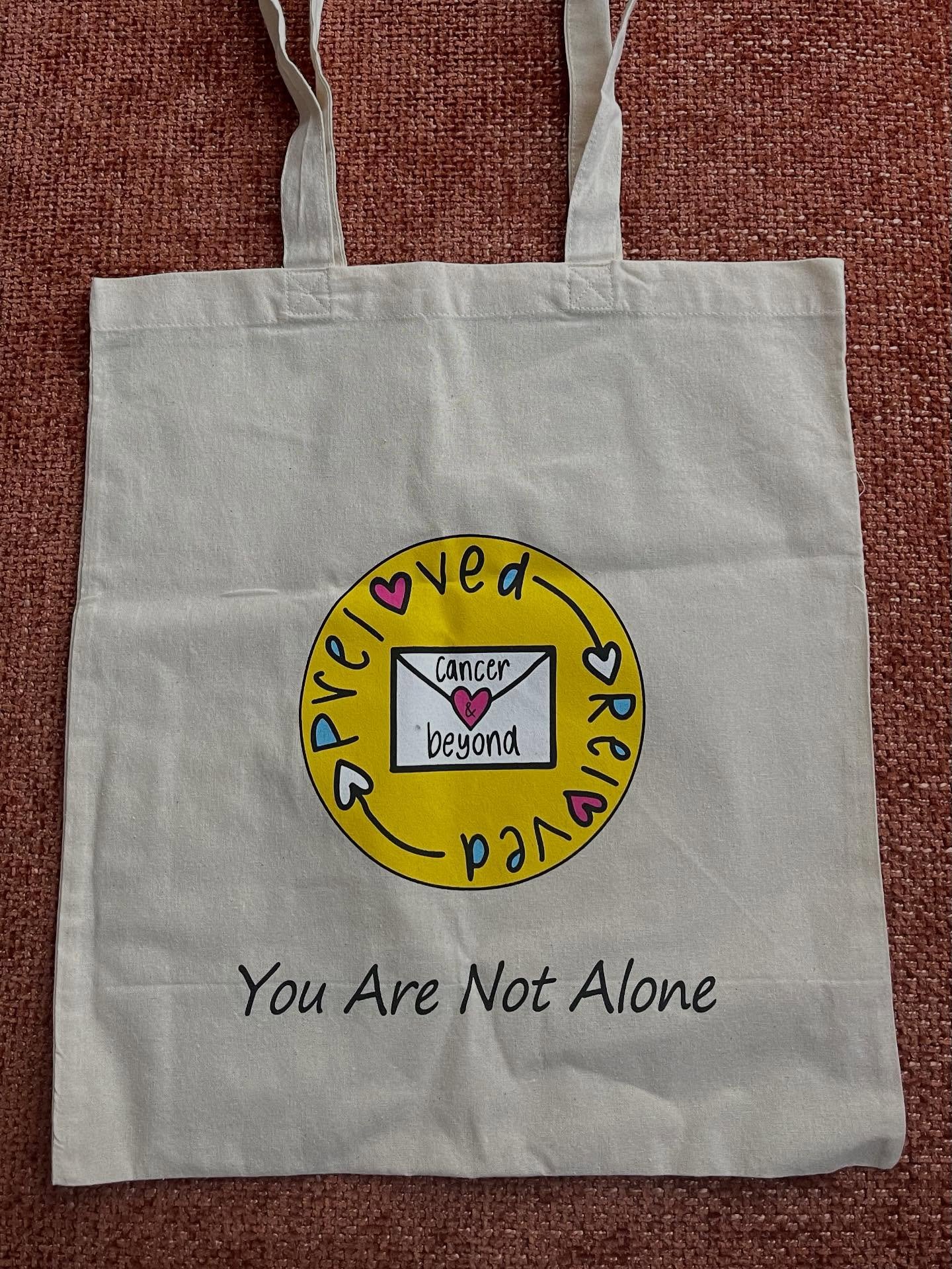 I have one of these gorgeous bags and I love it 😍

Preloved Reloved Tote Bags now available to purchase 😊❤️

&pound;5 plus P&amp;P (second class large letter &pound;1.55)

A huge thank you to @claire.paxman for donating these so 100% of the sale wi