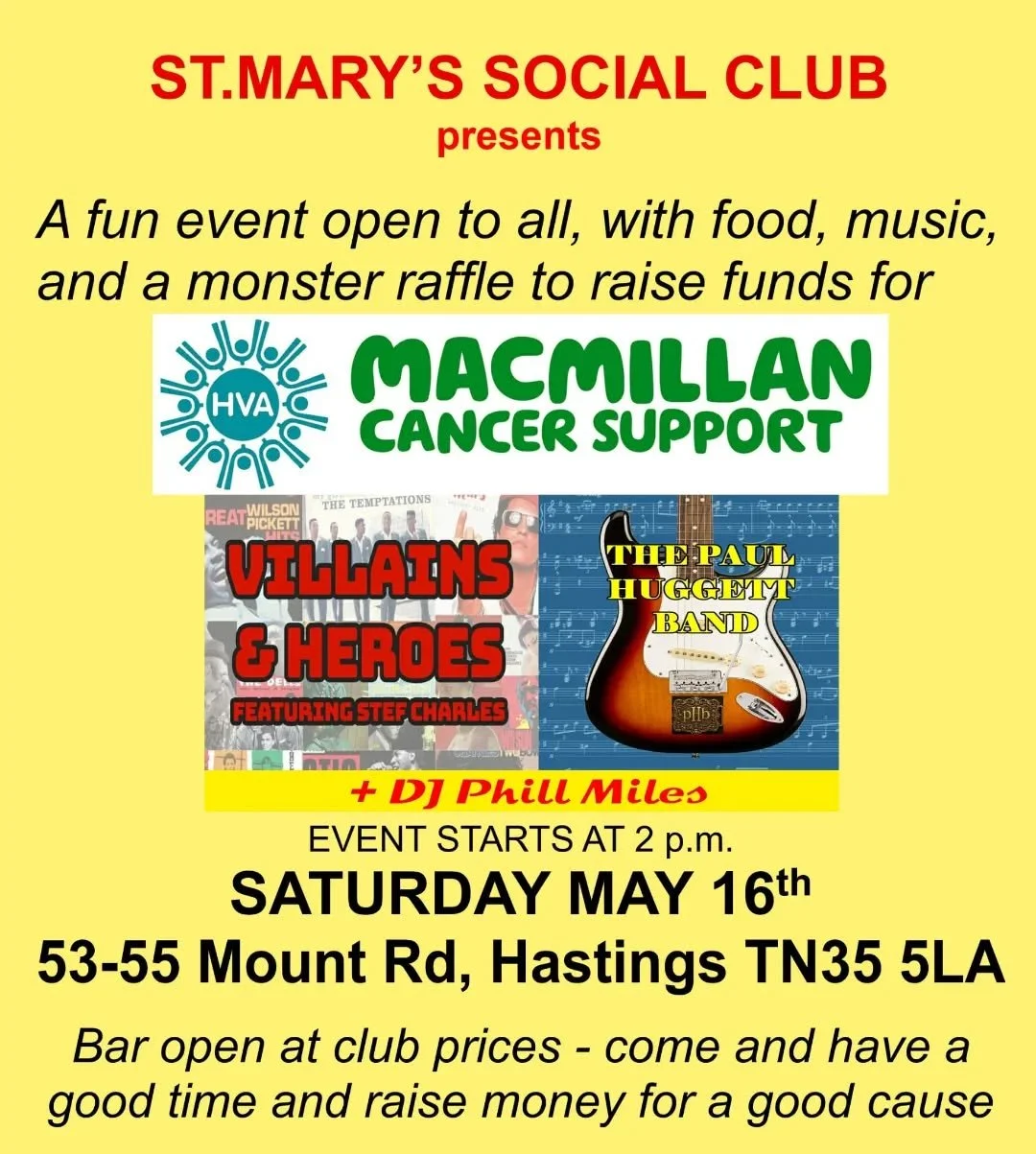 The wonderful Paul Huggett has arranged another event to support  theHVA Macmillan Cancer Support Champion Project that I am proud to be part of. 😍

The last one I went to was brilliant. 🎉

Paul has a delightful way of spreading joy and fun all aro