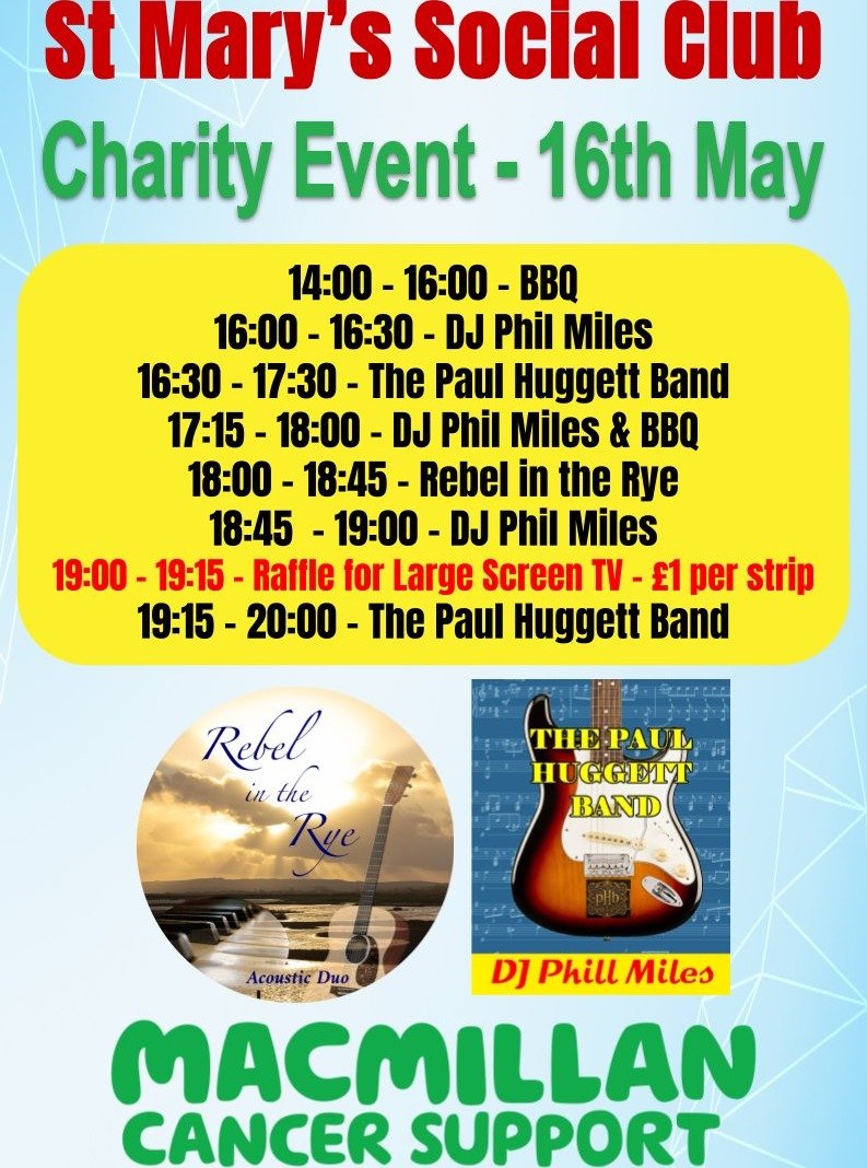 The wonderful Paul Huggett has arranged another event to support @hvam.acmillan HVA Macmillan Cancer Support Champion Project that I am proud to be part of. 😍

The last one I went to was brilliant. 🎉

Paul has a delightful way of spreading joy and 