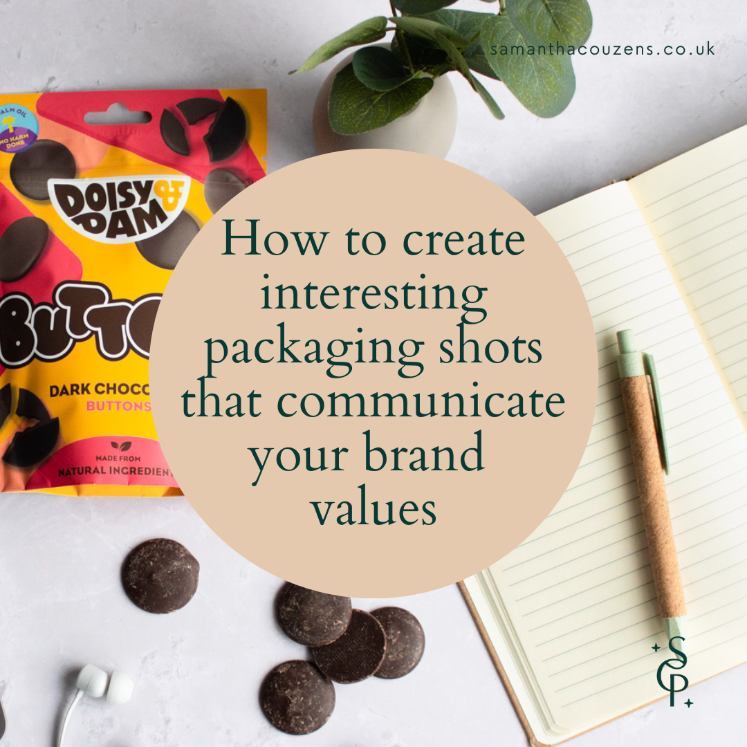 How to create interesting packaging shots that communicate your brand values - with Doisy and Dam