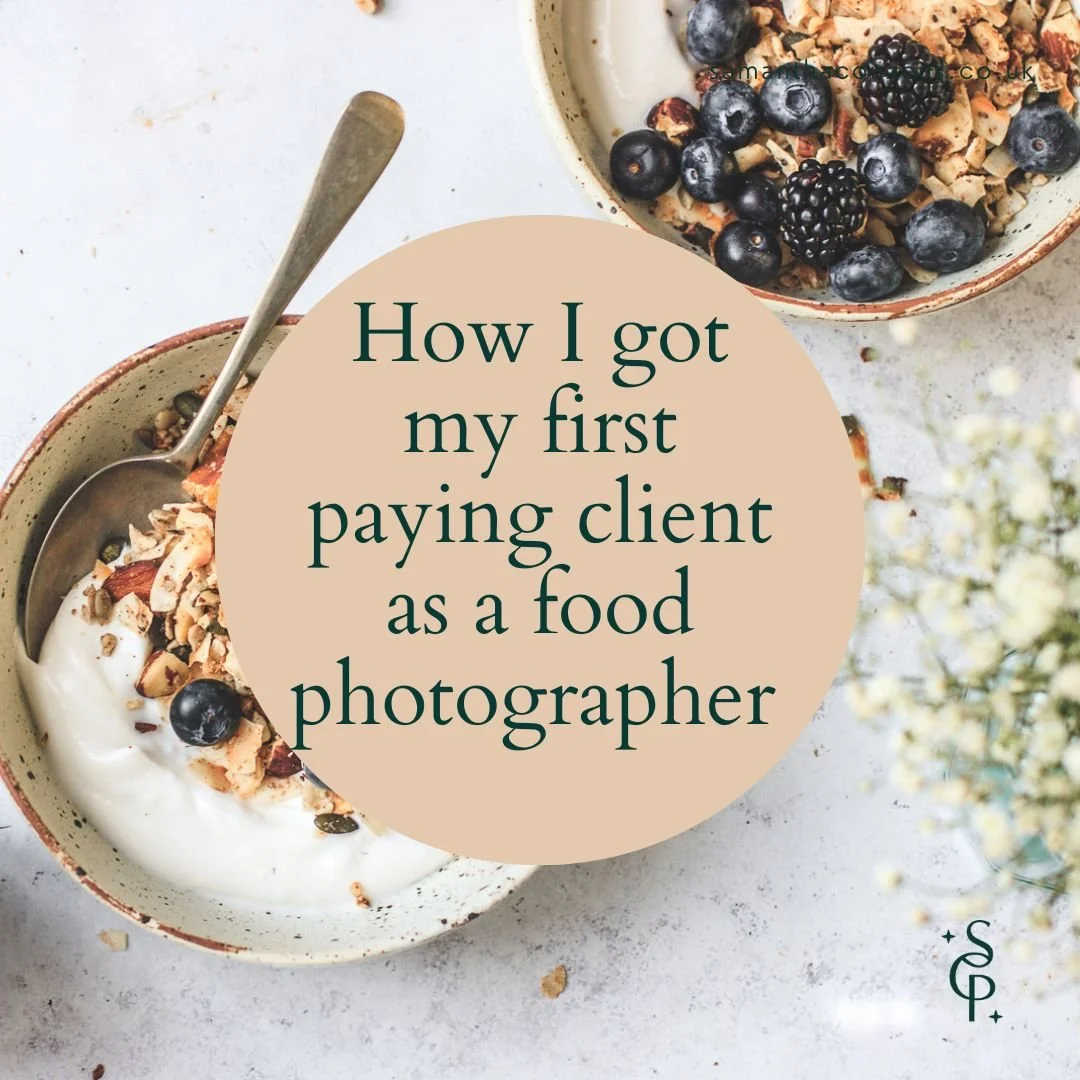 How I got my first paying client as a food photographer