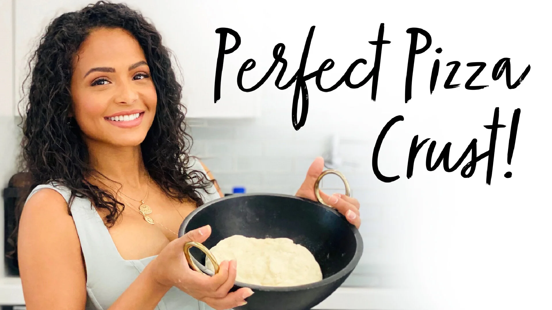 Christina Milian Makes Pizza Dough