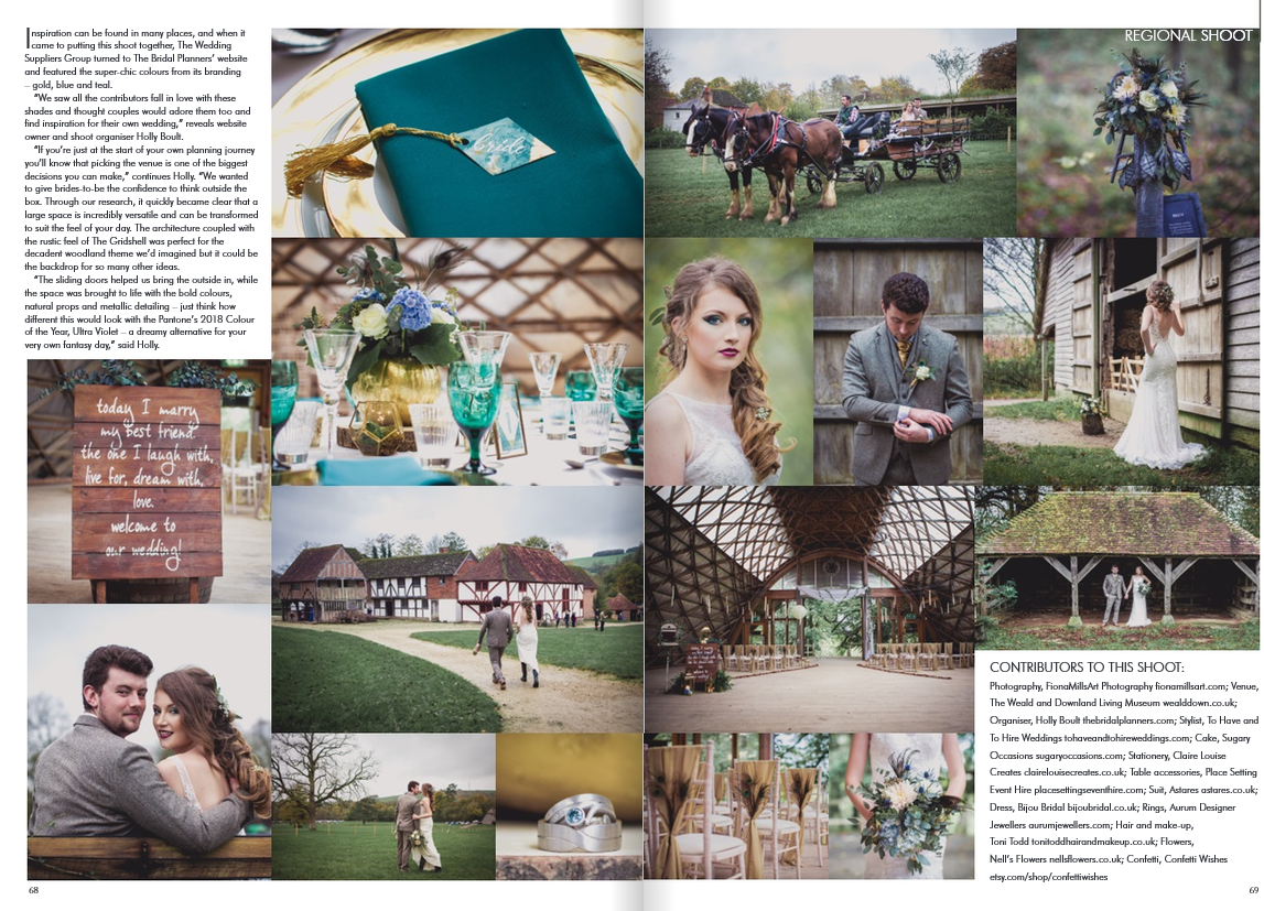 Styled shoot at Weald & Download featured in YSW