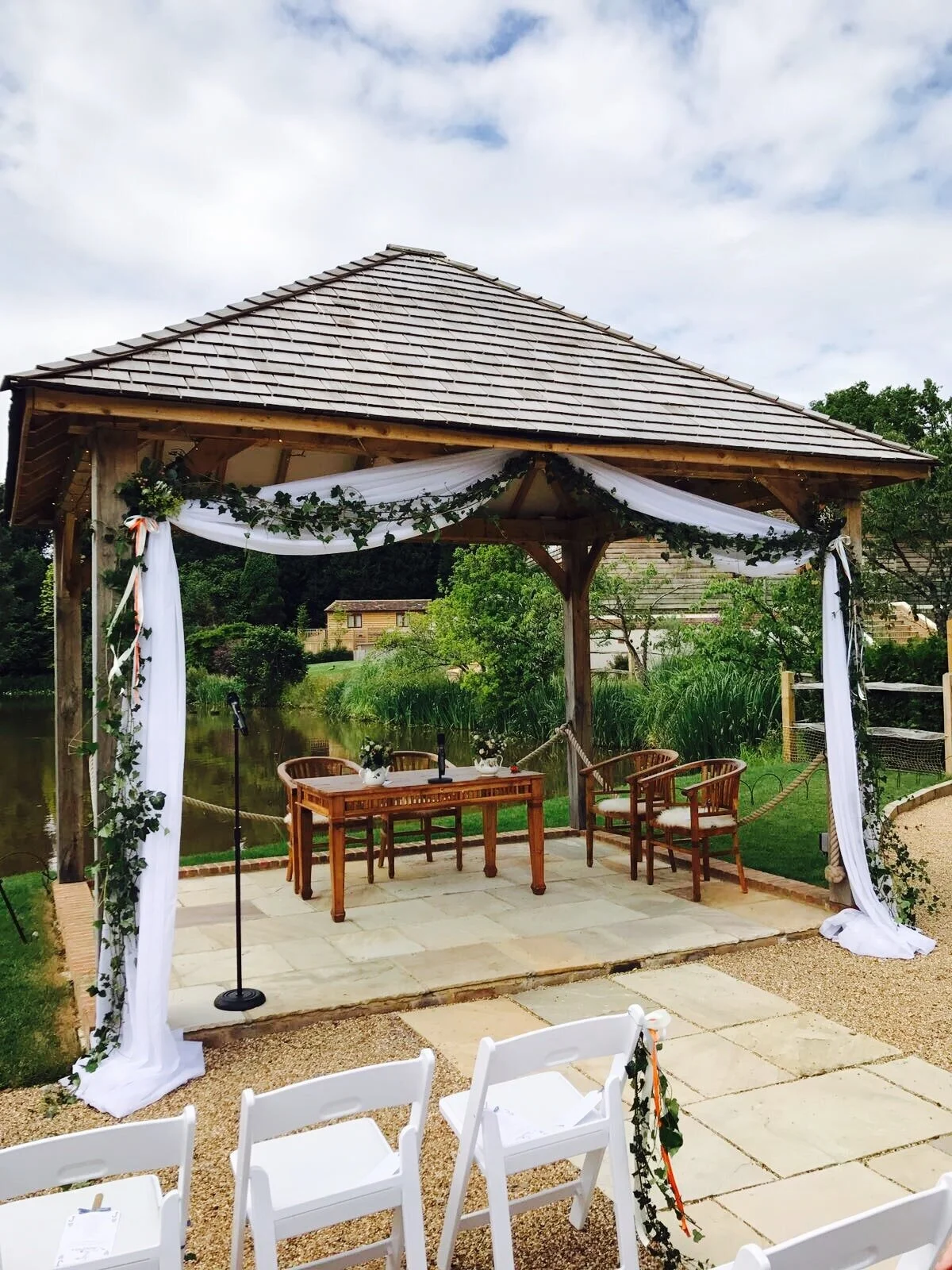 bespoke outdoor ceremony draping barn wedding sussex surrey kent and hampshire