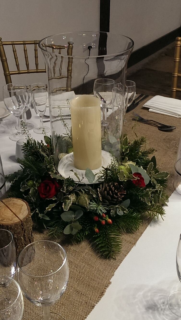 Hurricane Vase Candle Holder Centrepiece Lantern Glass Storm Wedding Table 20cm Sand Only 