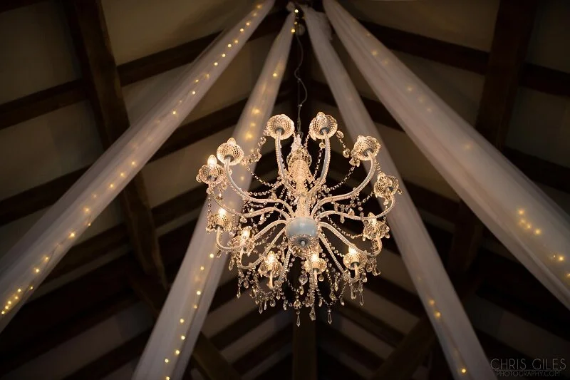 Chandelier wedding event sussex surrey