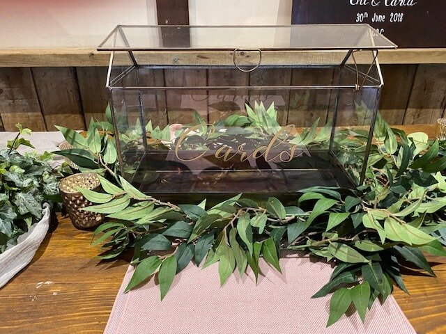 post card box hire wedding event sussex surrey kent hampshire