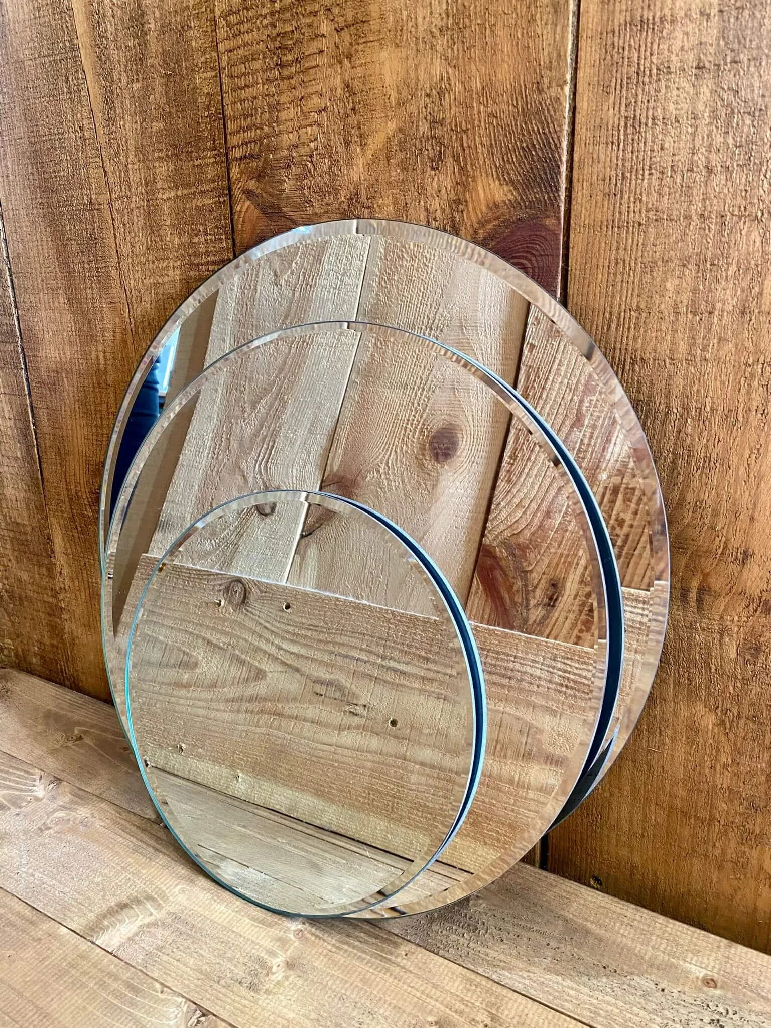 mirror plate hire wedding event party