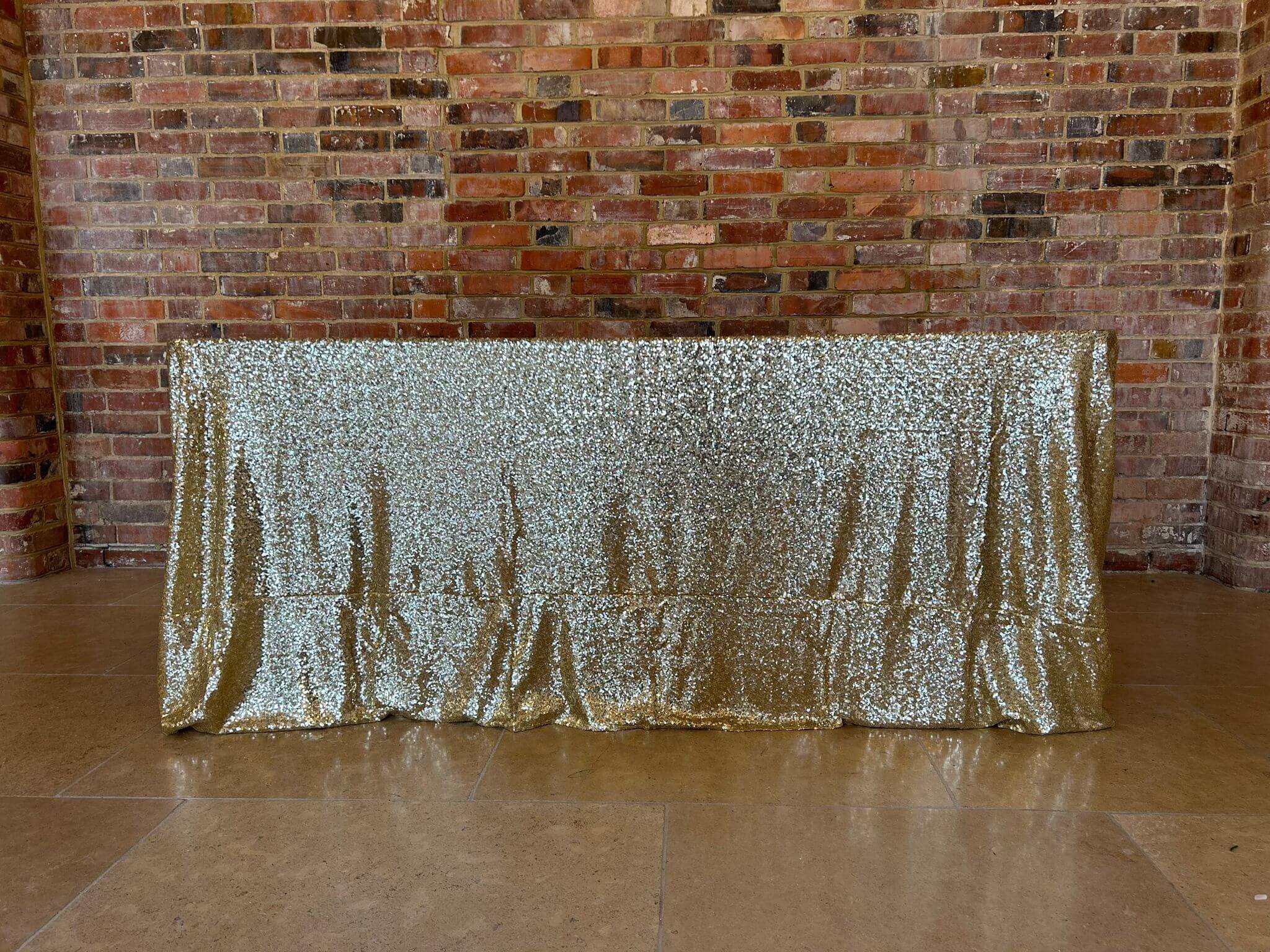 sequin tablecloth hire for weddings and events