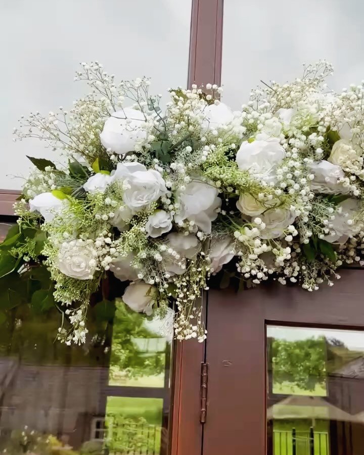 Elegant floral details styled to complement the timeless charm of @upwalthambarns, enhancing the natural beauty of this stunning countryside venue.

With limited dates in July/August and in to September let&rsquo;s get you booked in with venue stylin