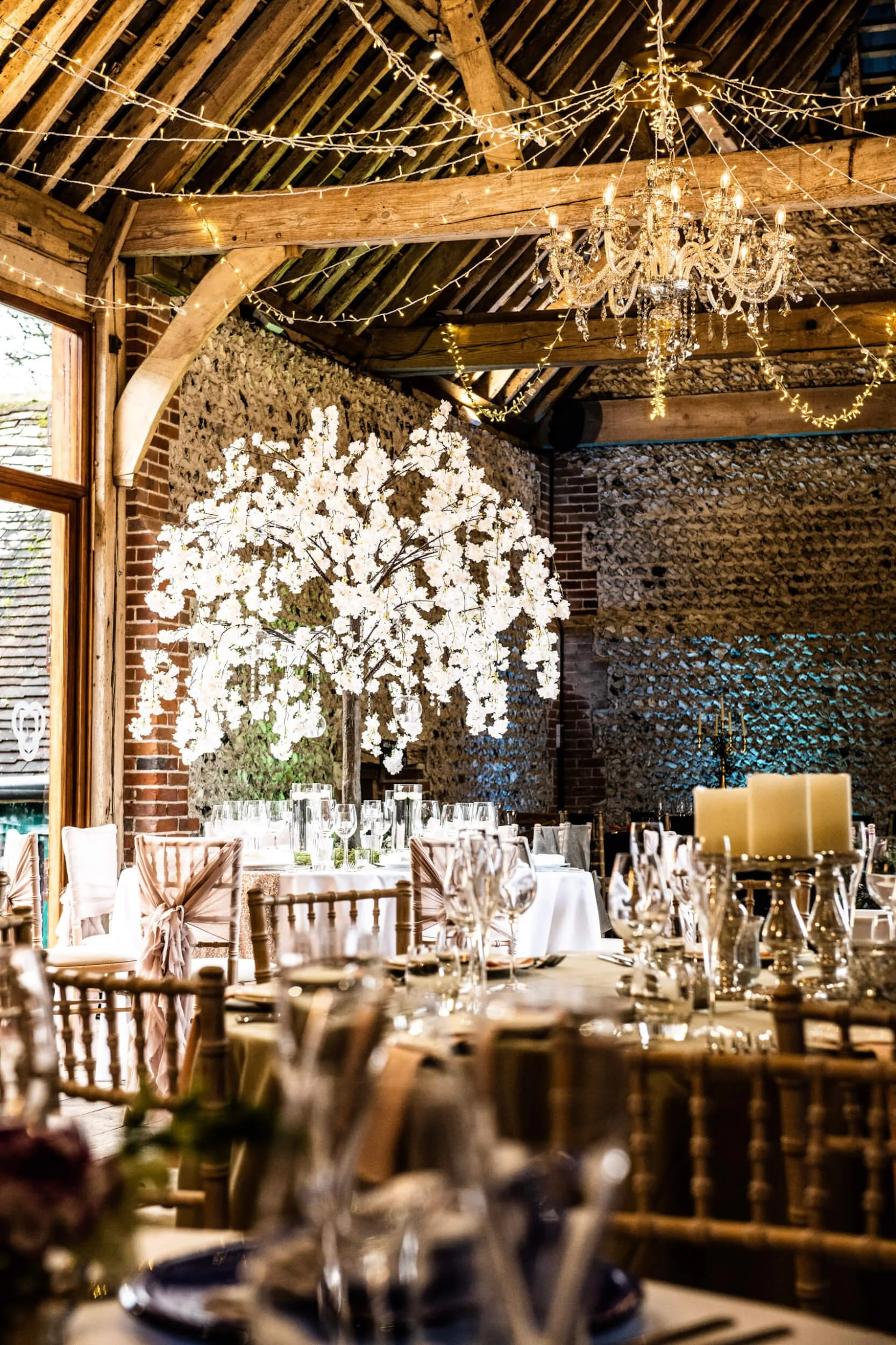 Ivory Blossom Tree Centrepiece — Default