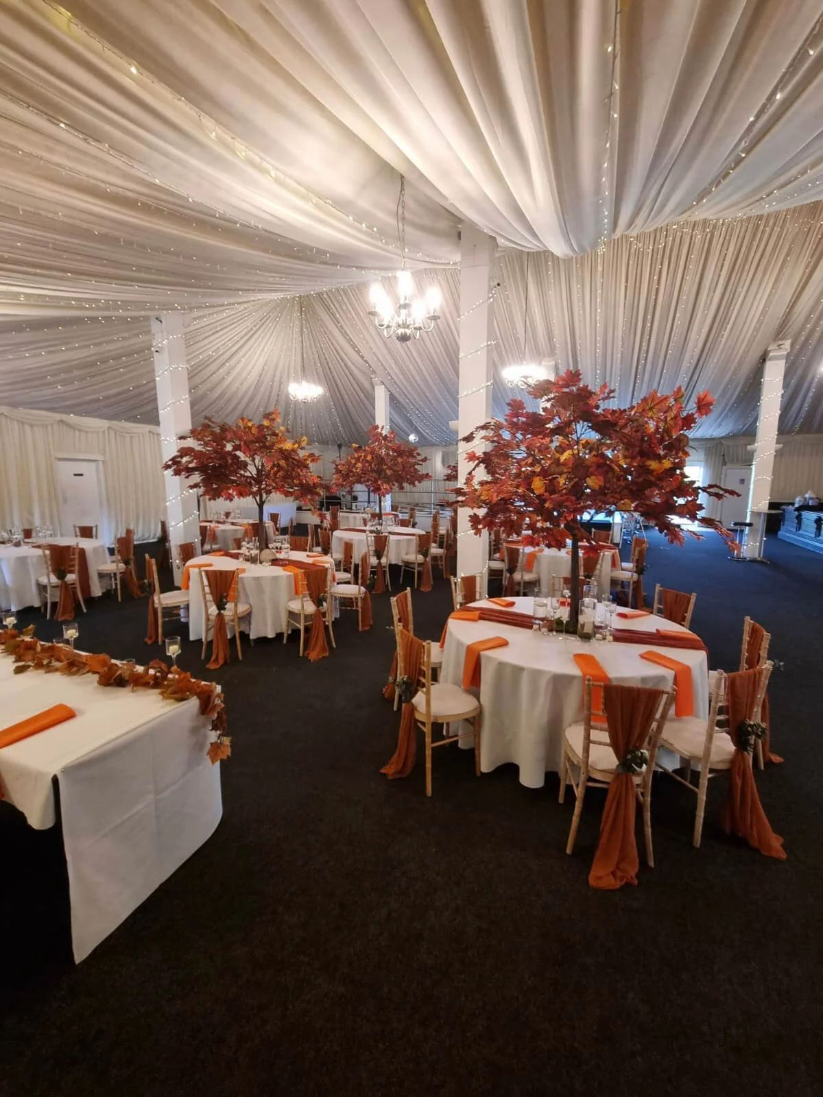 Autumn Foliage Tree Centrepiece — Default at Selden Barns