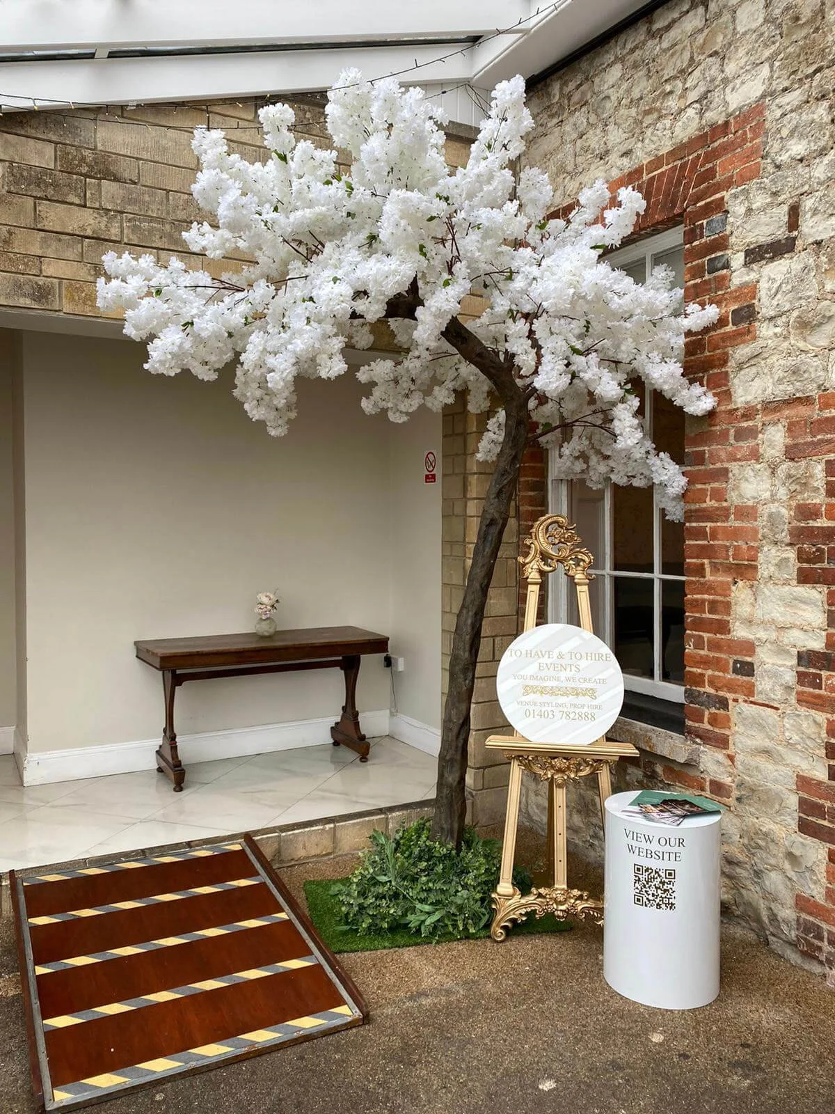 Ivory Blossom Tree 1.8m — Default — B2.3