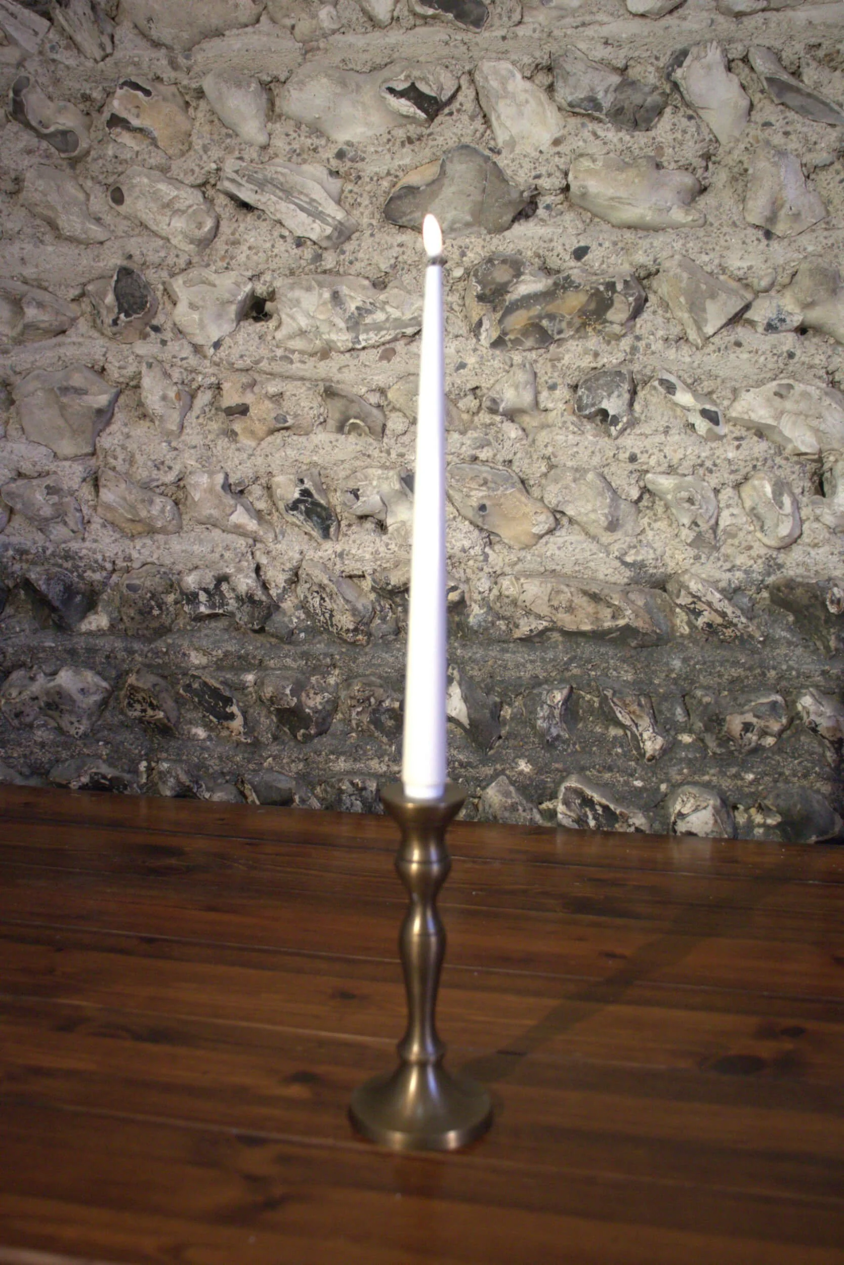 Bronze Candlestick - Medium - 19cm H