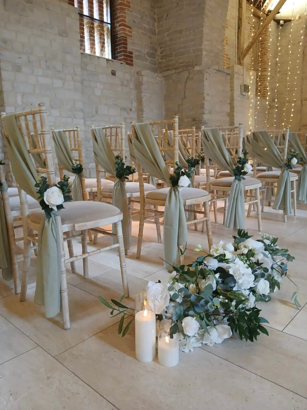 Clear Cylinder LED White Candle - Large 23cm high x 7 cm diam