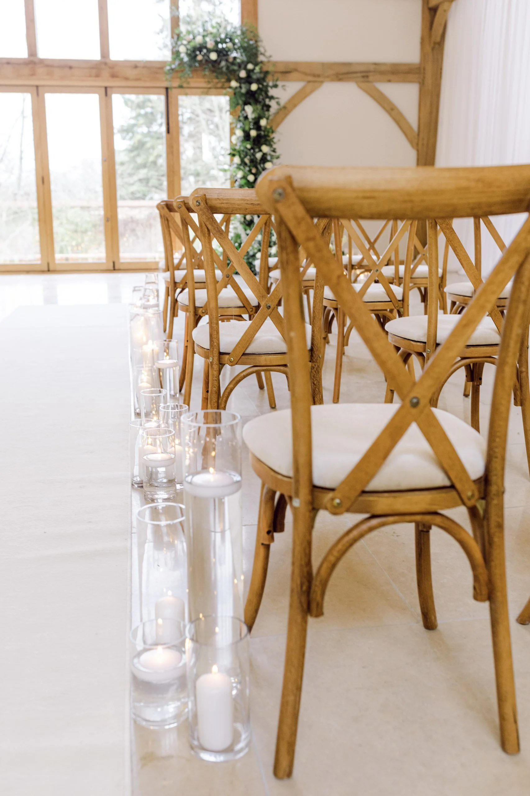 Cylinder Vase (wide) - 80cm, available to hire for your wedding or event