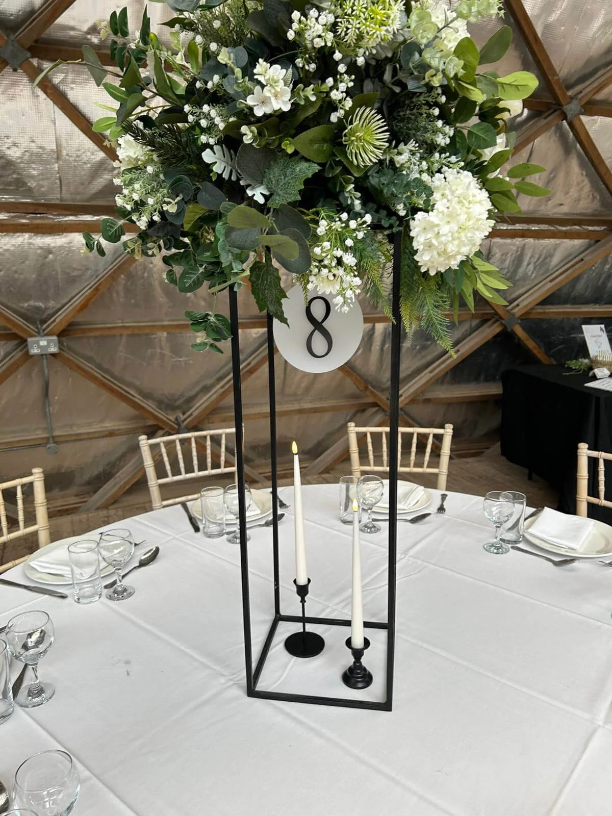 Pedestal Stand - Black - 80cm
