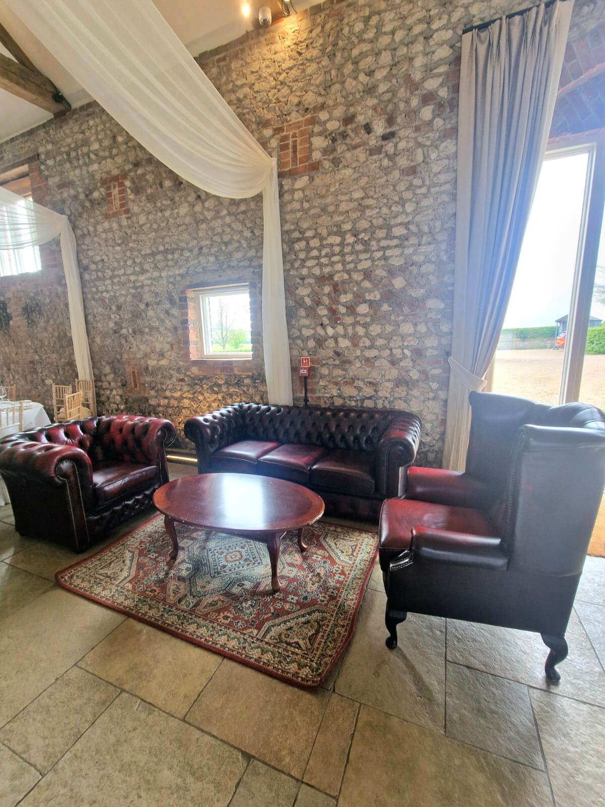 Chesterfield Furniture - Sofa and 2 Chair Setup