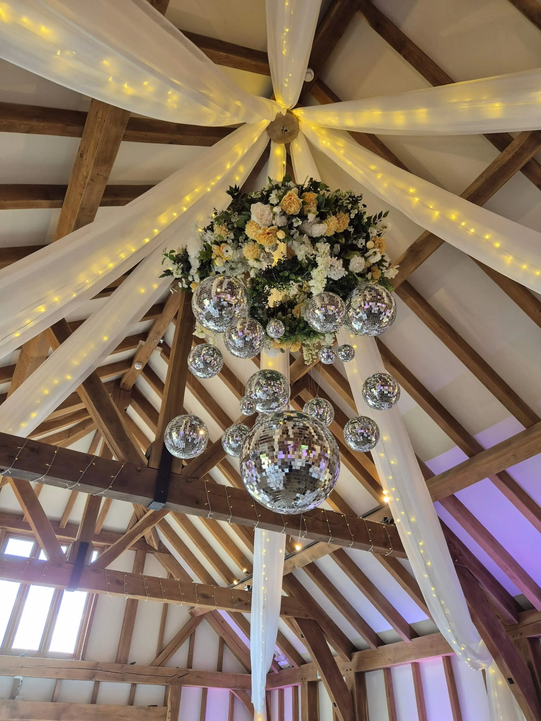 Mirror Ball/Disco Ball - Silver - 12 inch