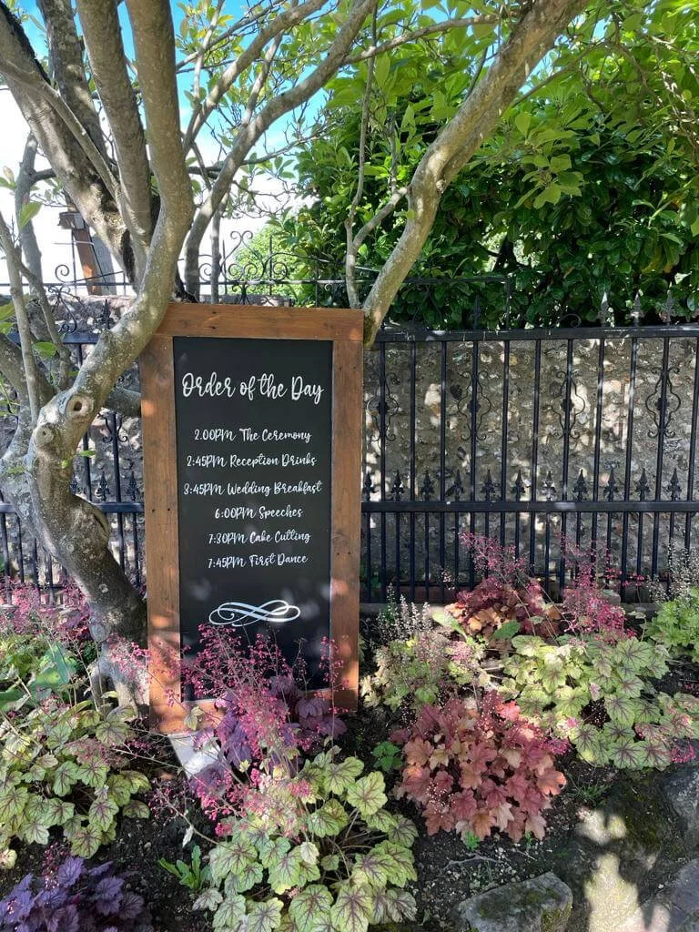 Chalkboard Giant - Rustic - 113 x 47cm ish