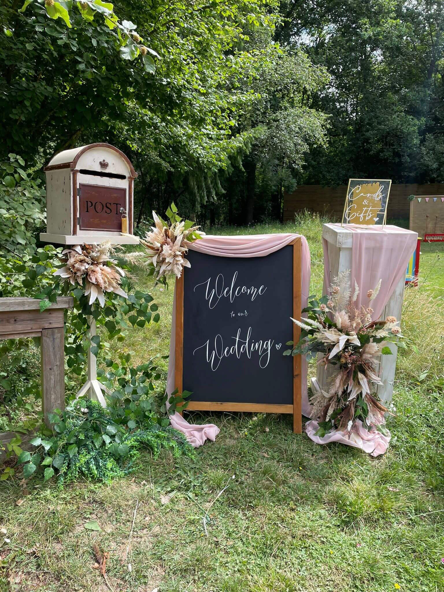 Chalkboard A Frame - Rustic Medium