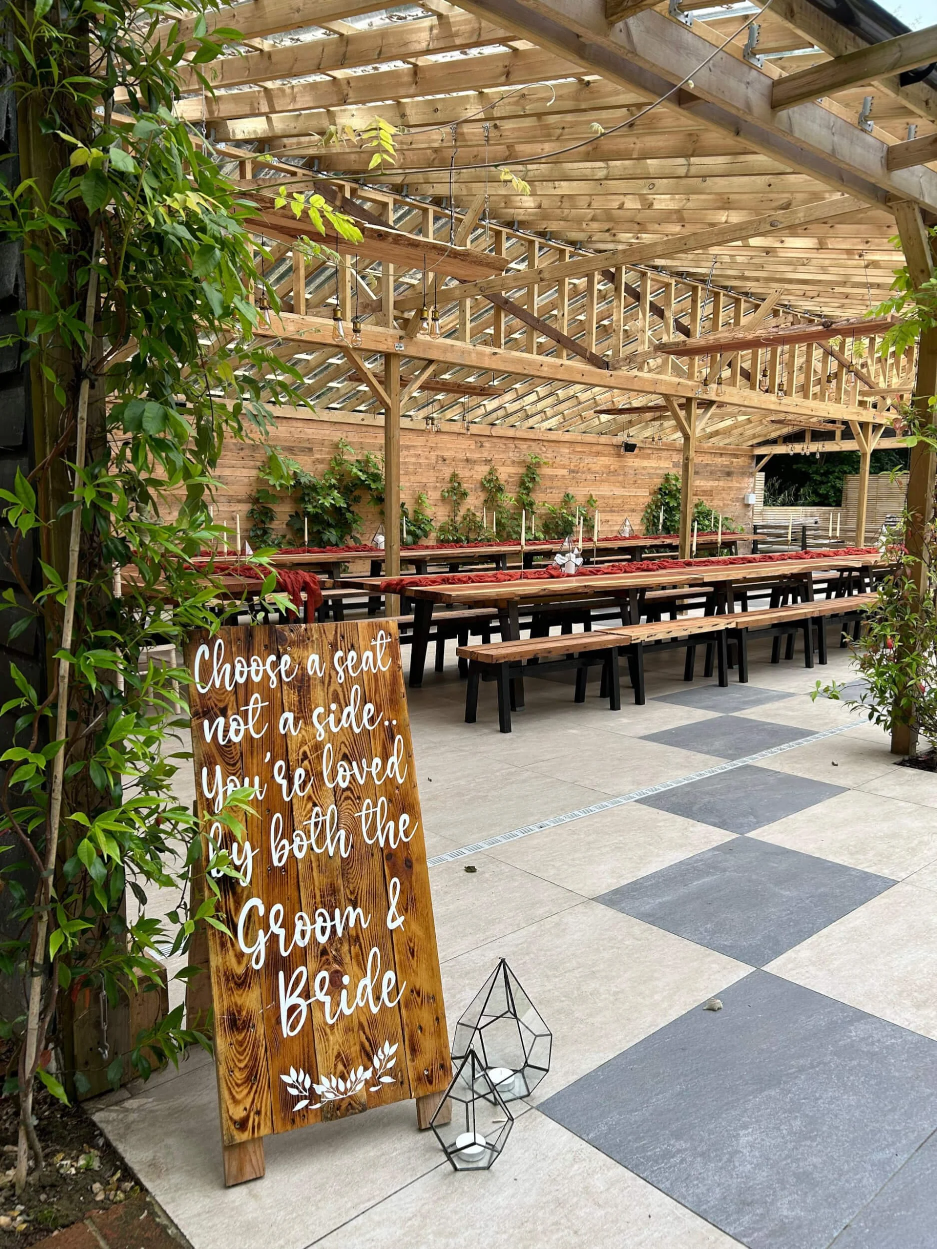 Choose a Seat Not A Side Rustic Freestanding Sign