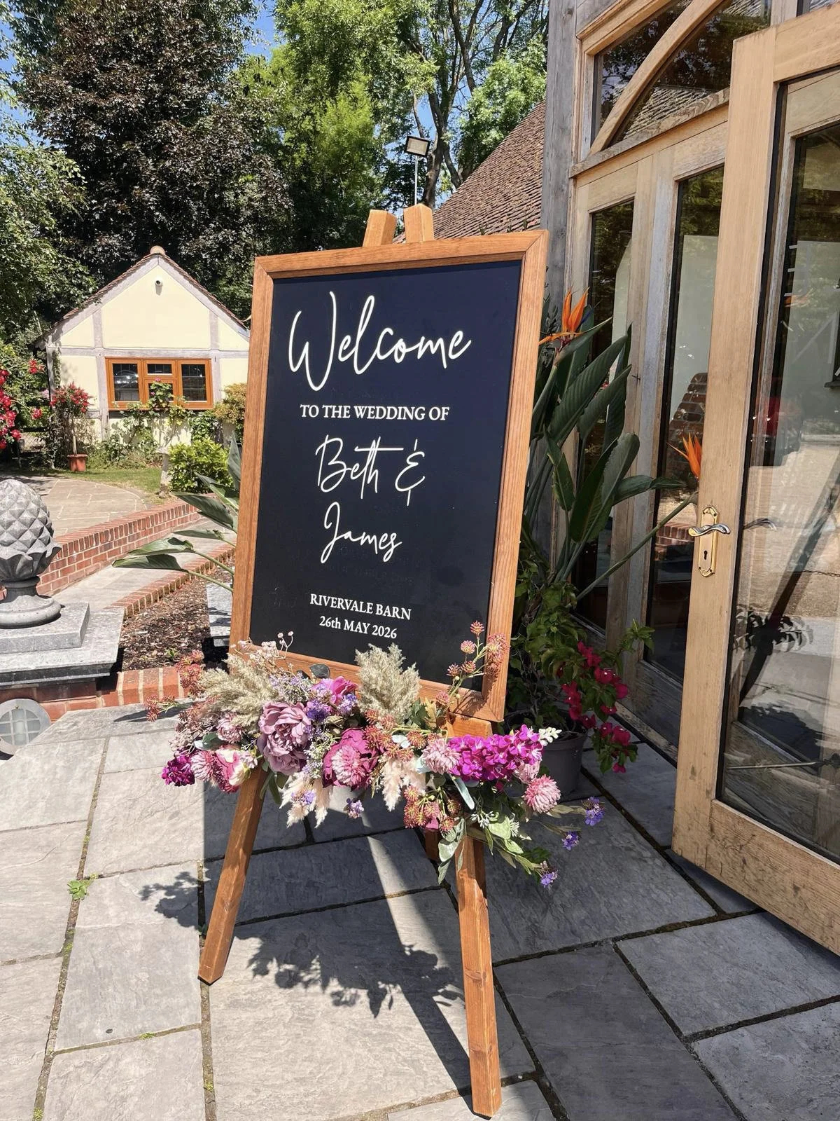 Chalkboard A1 - Rustic - events and wedding hire Sussex, Surrey, Kent and Hampshire