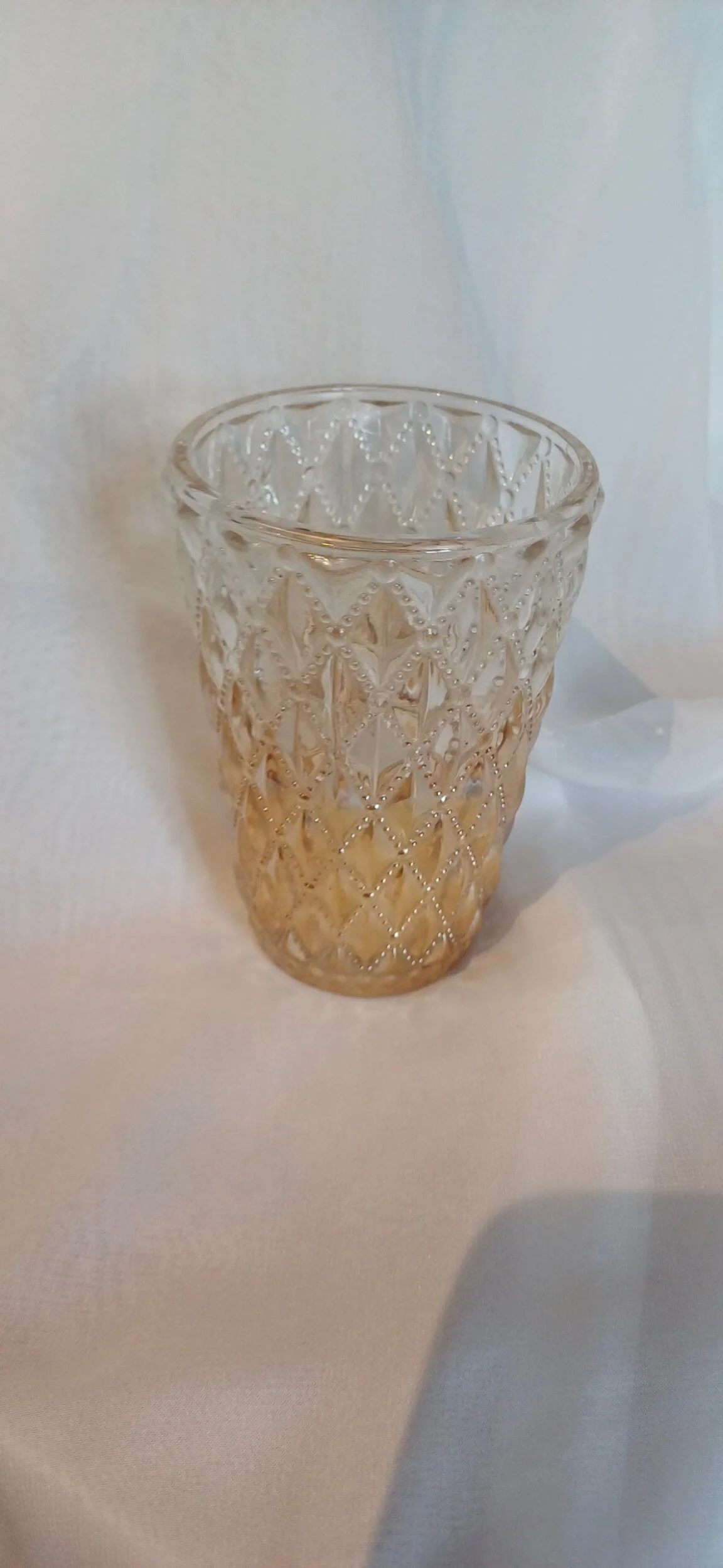 Antique Gold Tealight - Tall - 11cm