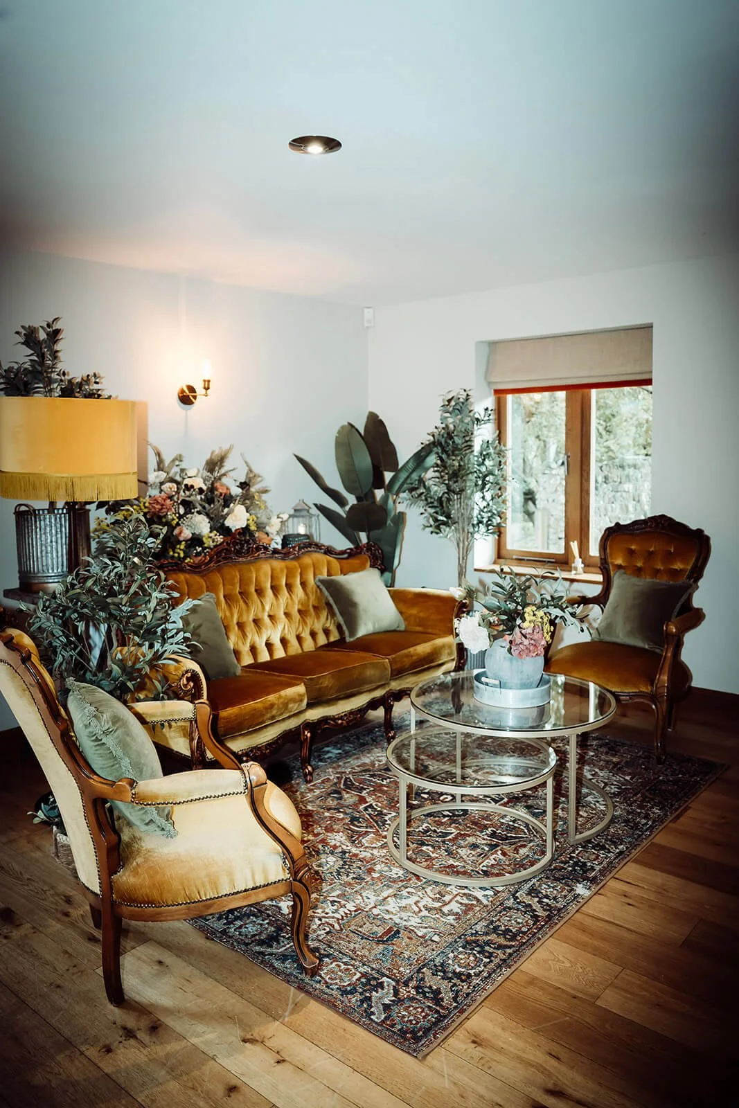 Heritage Collection - Gilded (Antique Gold) - Design Lounge Furniture Setup