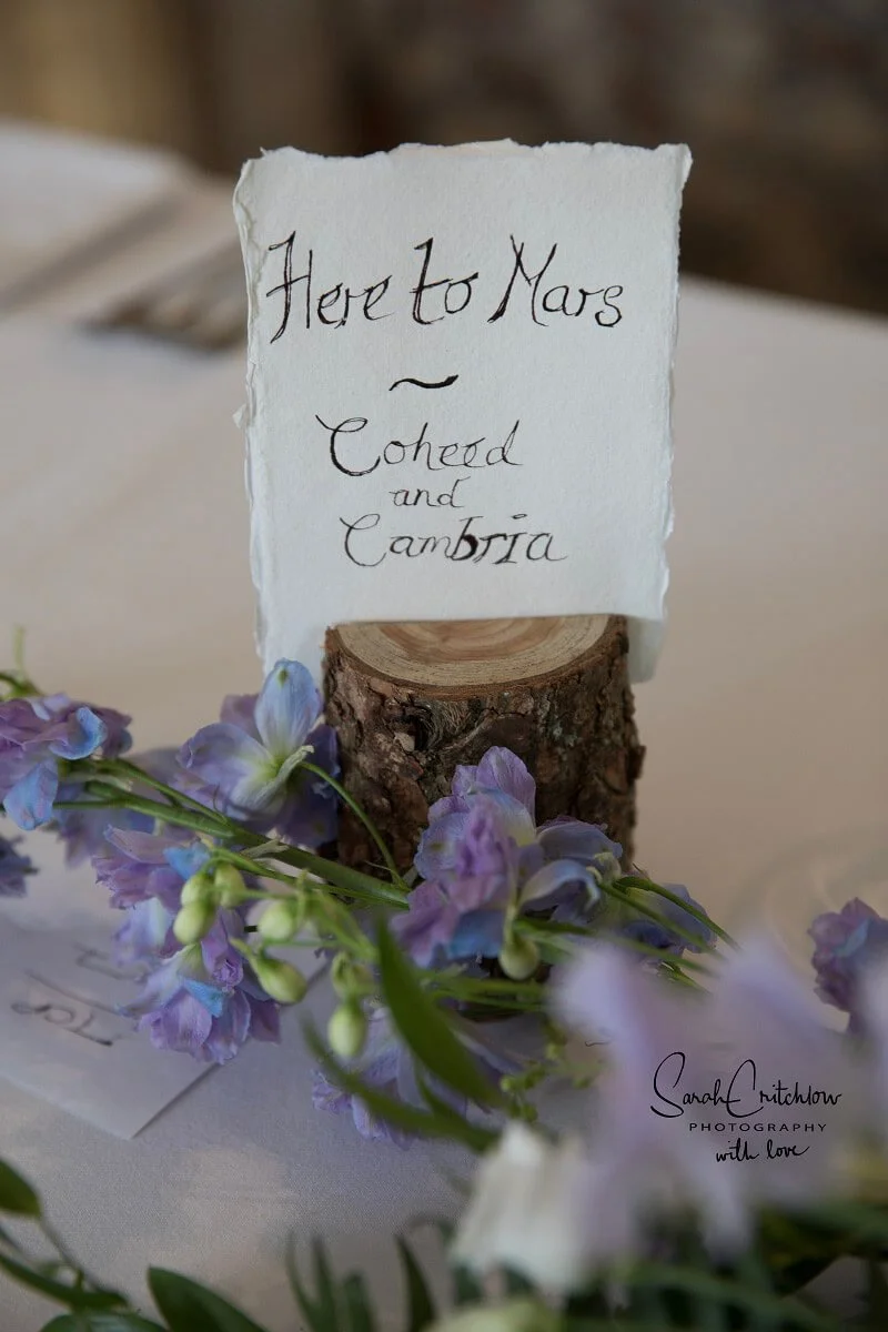 Log Table Number Holder