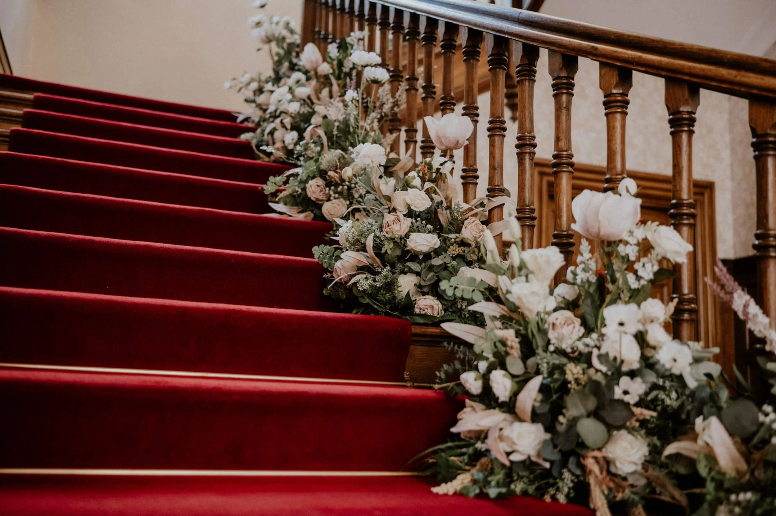 Faux Flower Accent Decor - Structures/Fireplaces/Staircases and more... Prices From