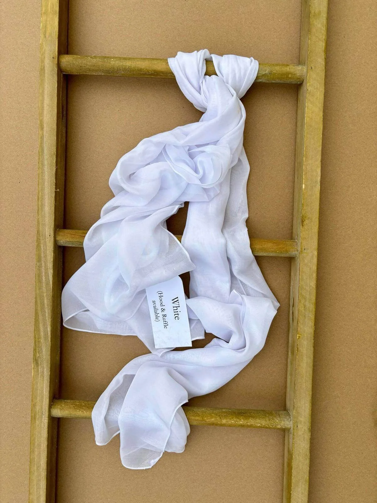 Chiffon Table Runner - White