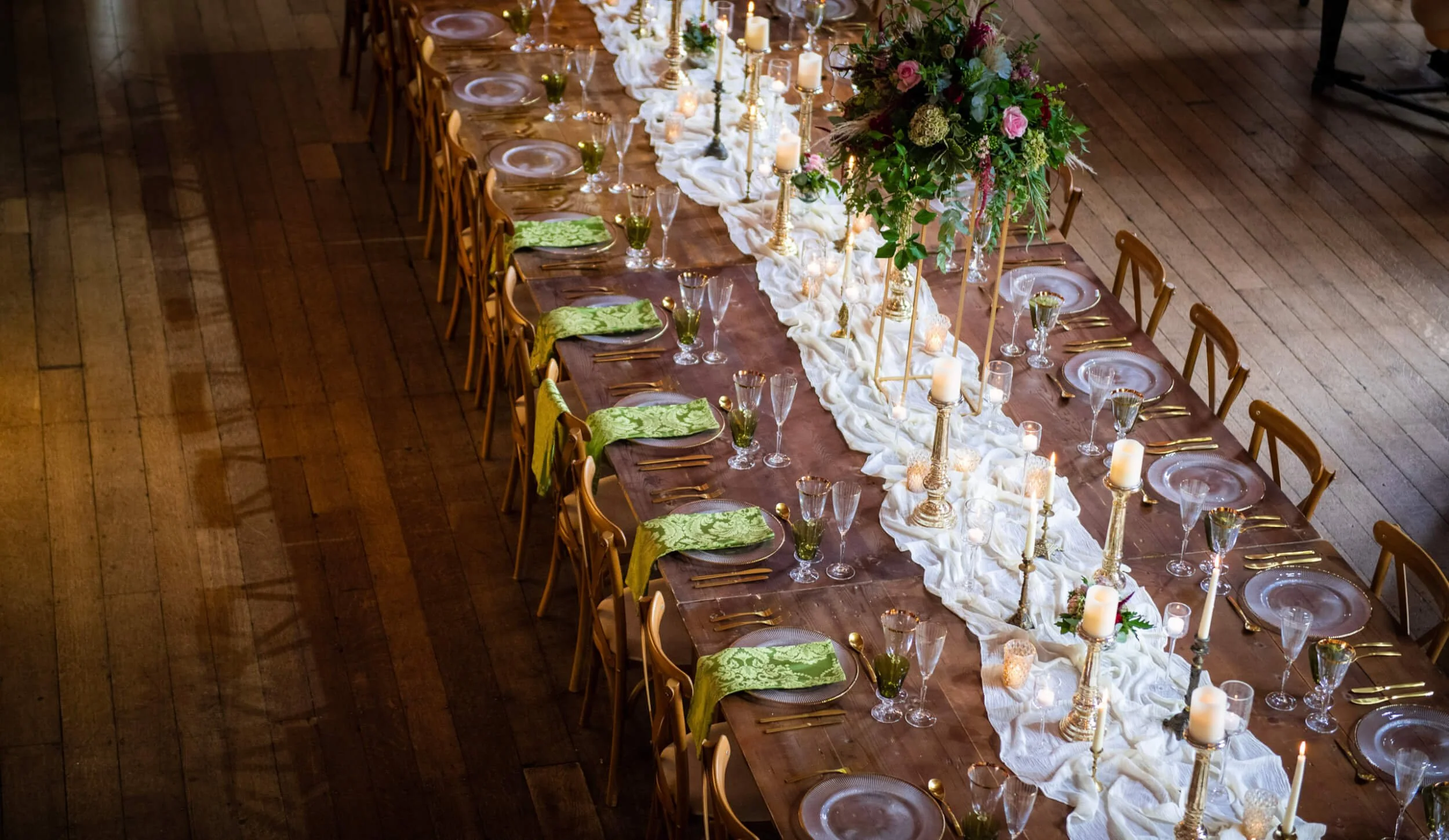 Cheesecloth Table Runner - Ivory