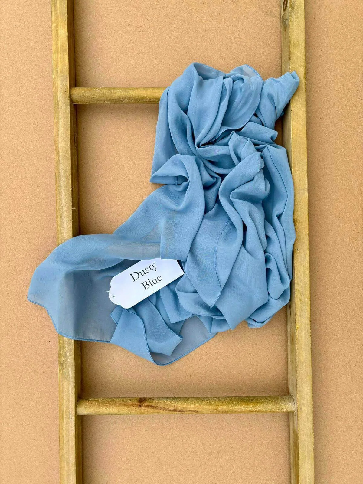 Chiffon Table Runner - Dusty Blue