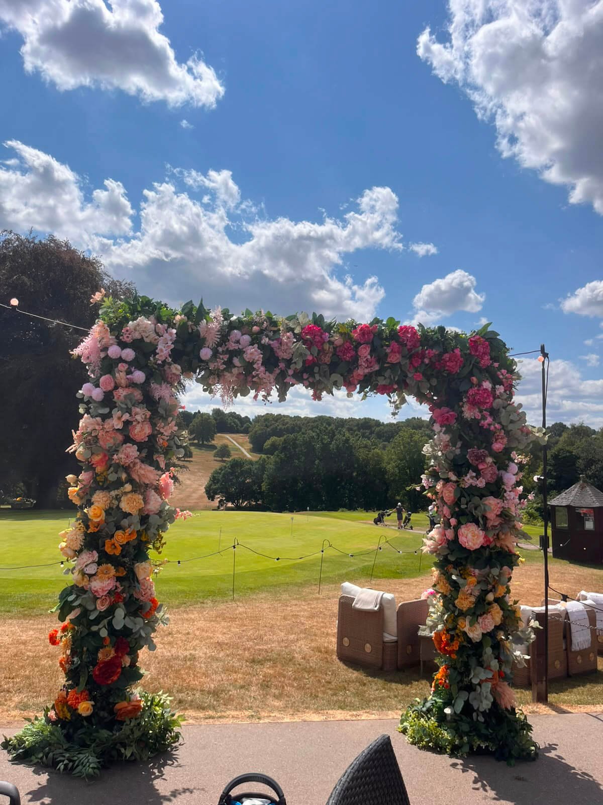 Mandap Gate - Gold Metal, available to hire for your wedding or event